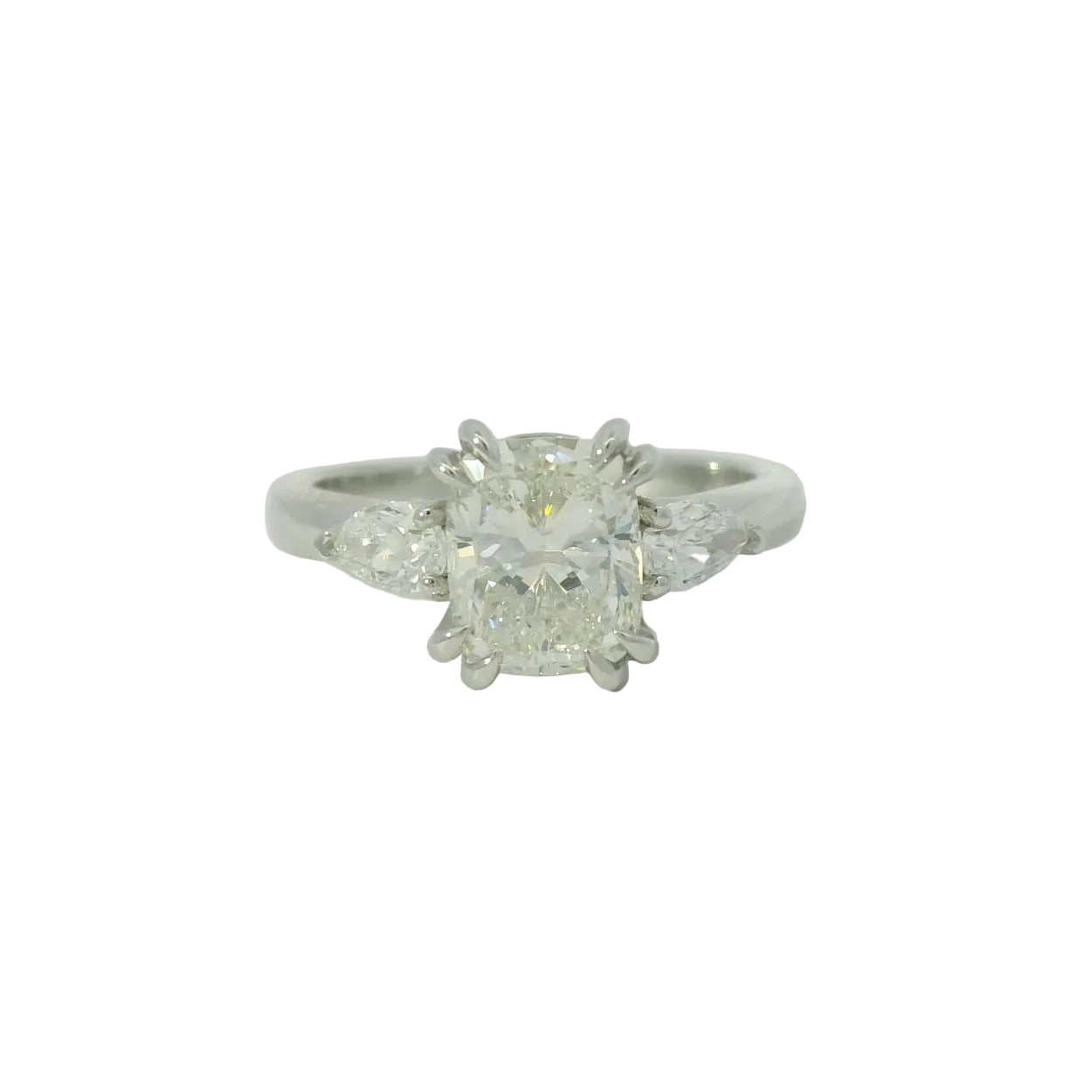 Platinum Three Stone Engagement Ring