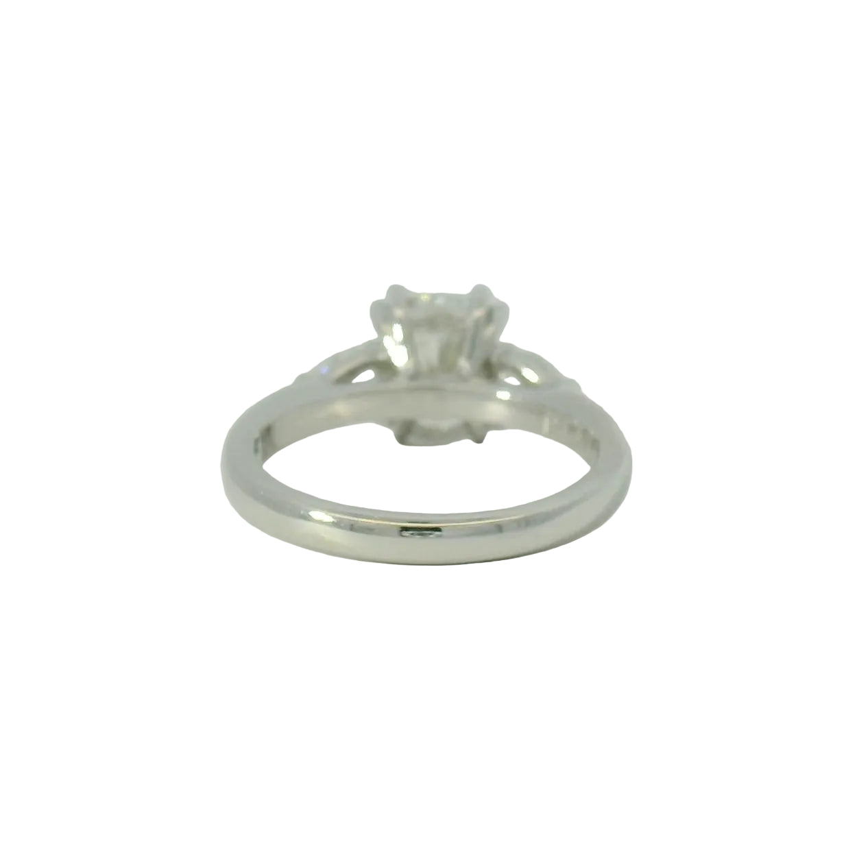 Platinum Three Stone Engagement Ring