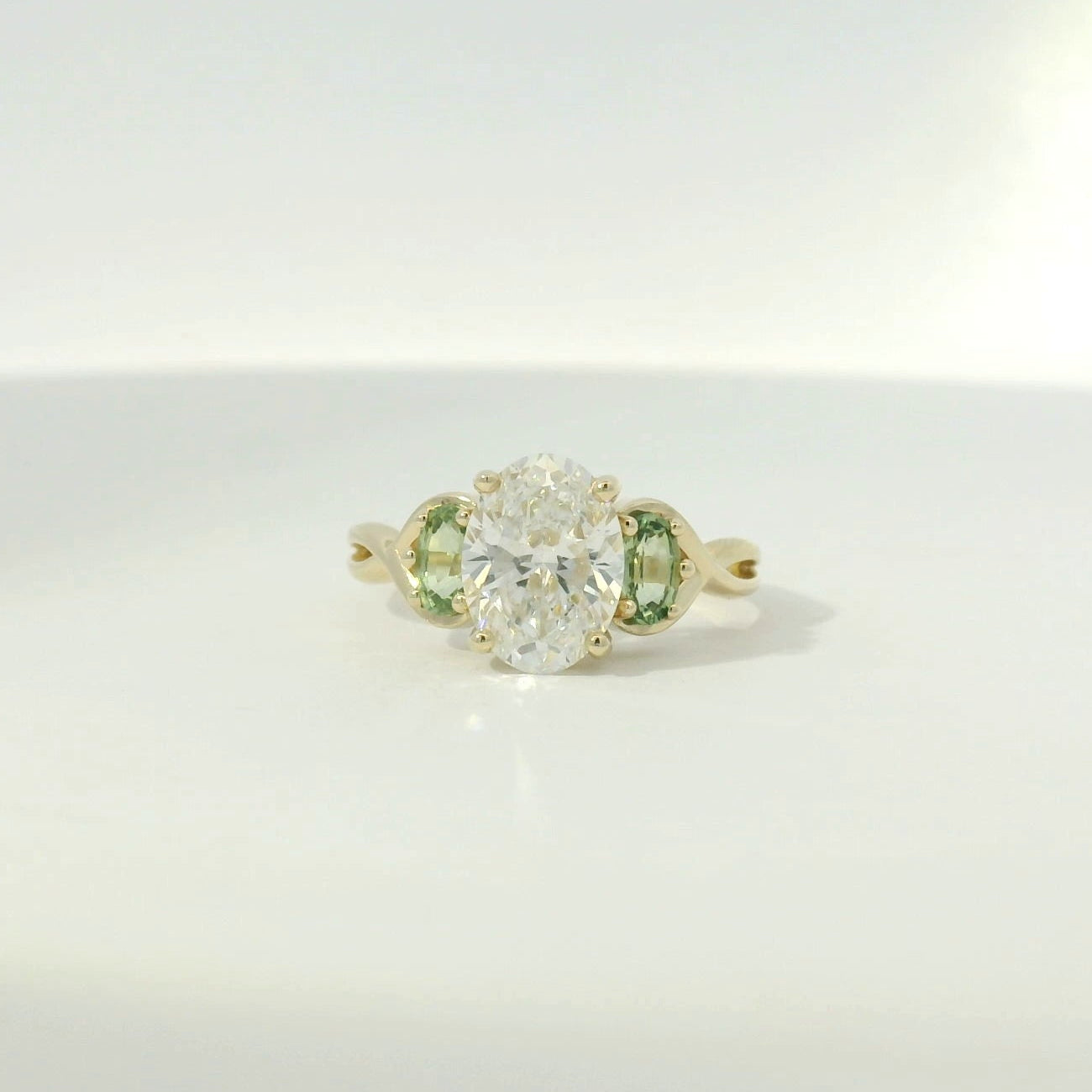 Custom Three Stone Ring