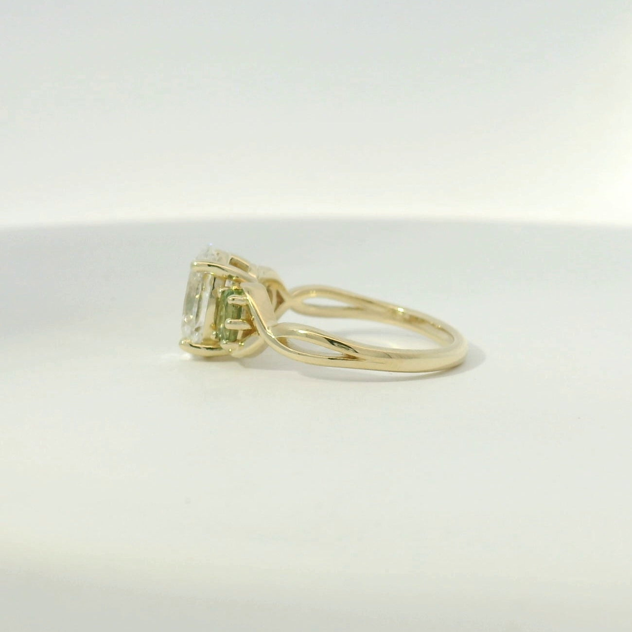 Custom Three Stone Ring