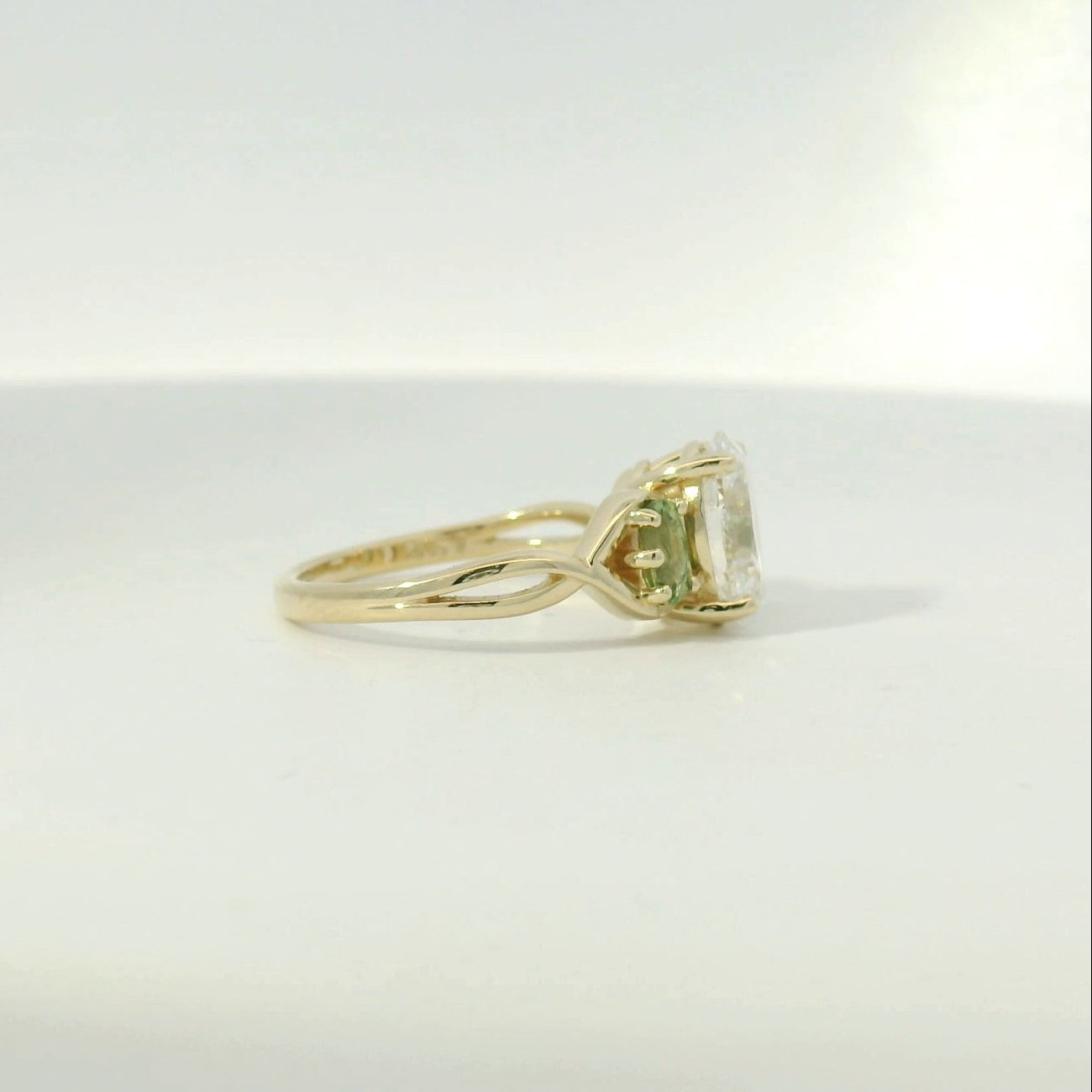 Custom Three Stone Ring