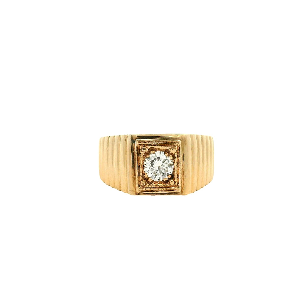 14KYG Fashion Diamond Ring
