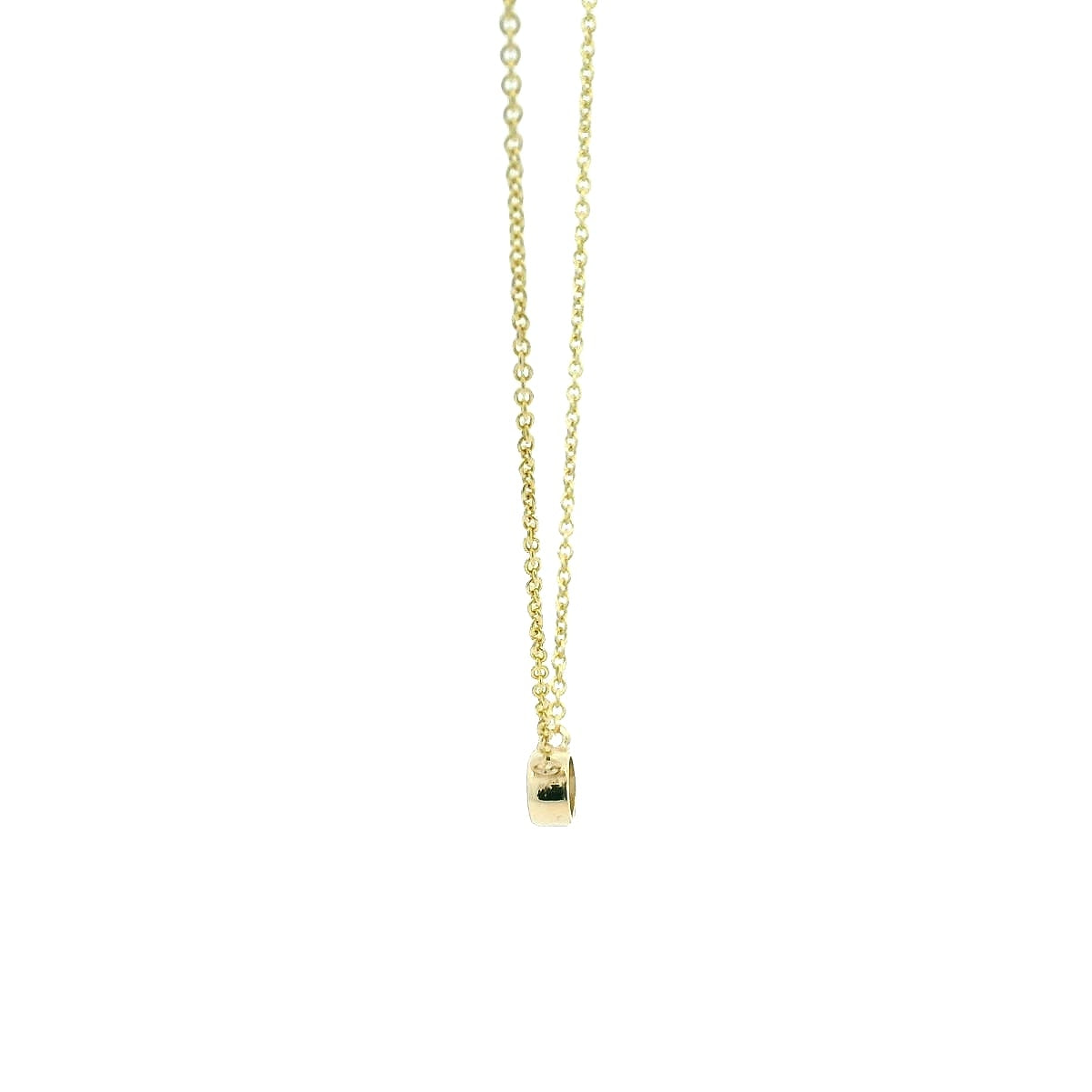 14KYG Solitaire Pendant Necklace