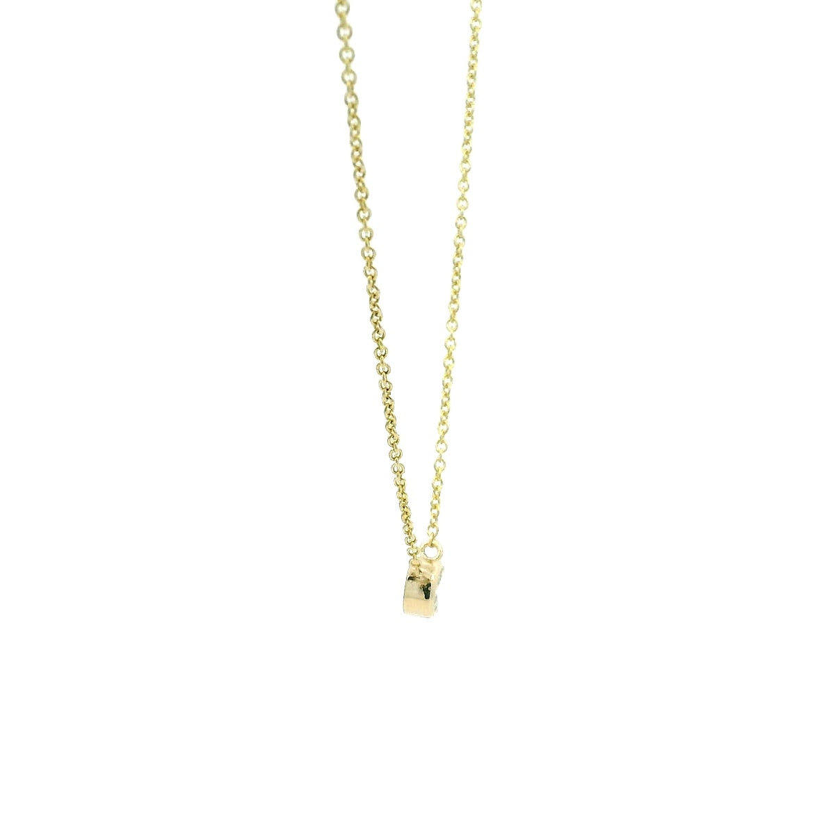 14KYG Solitaire Pendant Necklace