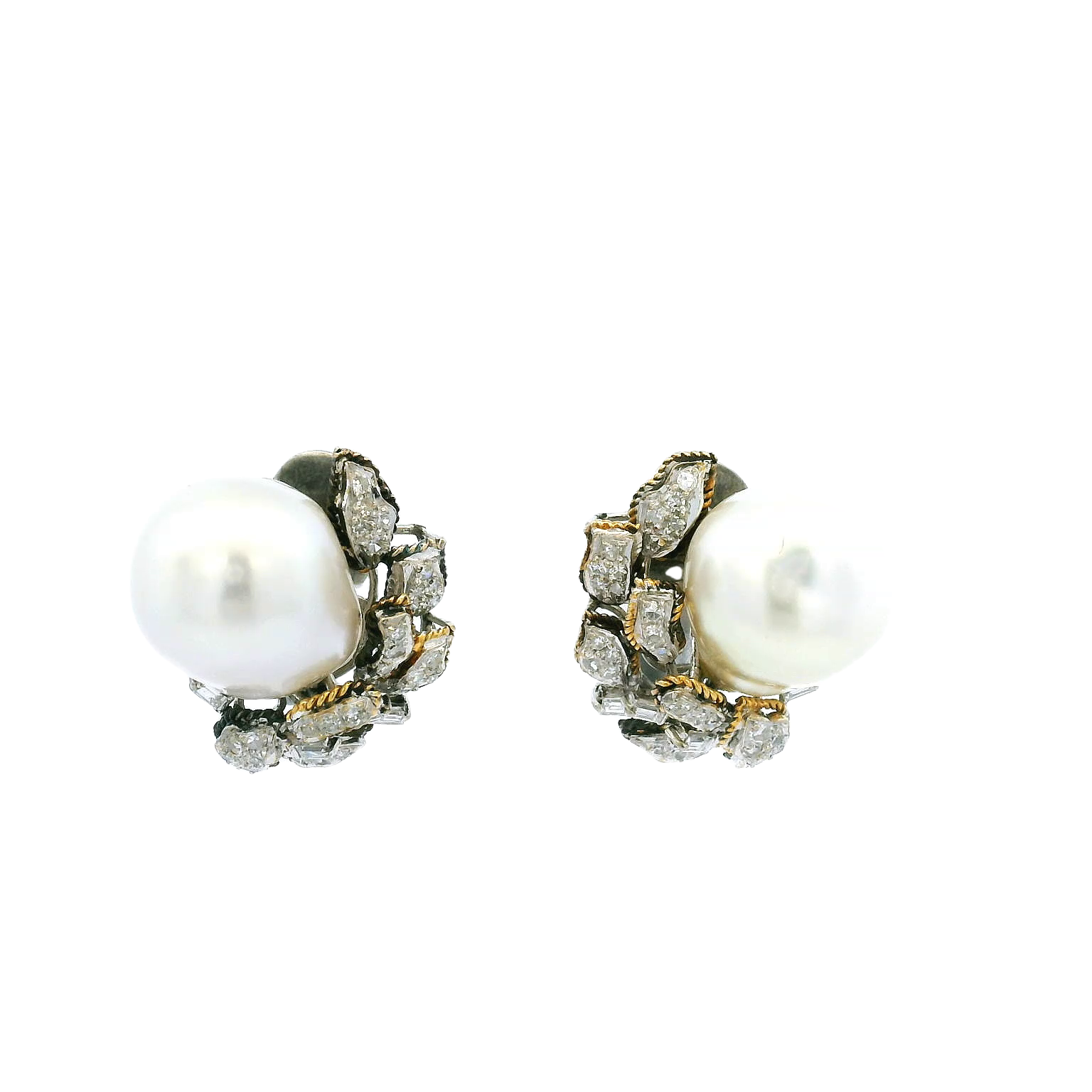 10kwg Vintage Clip On Earrings