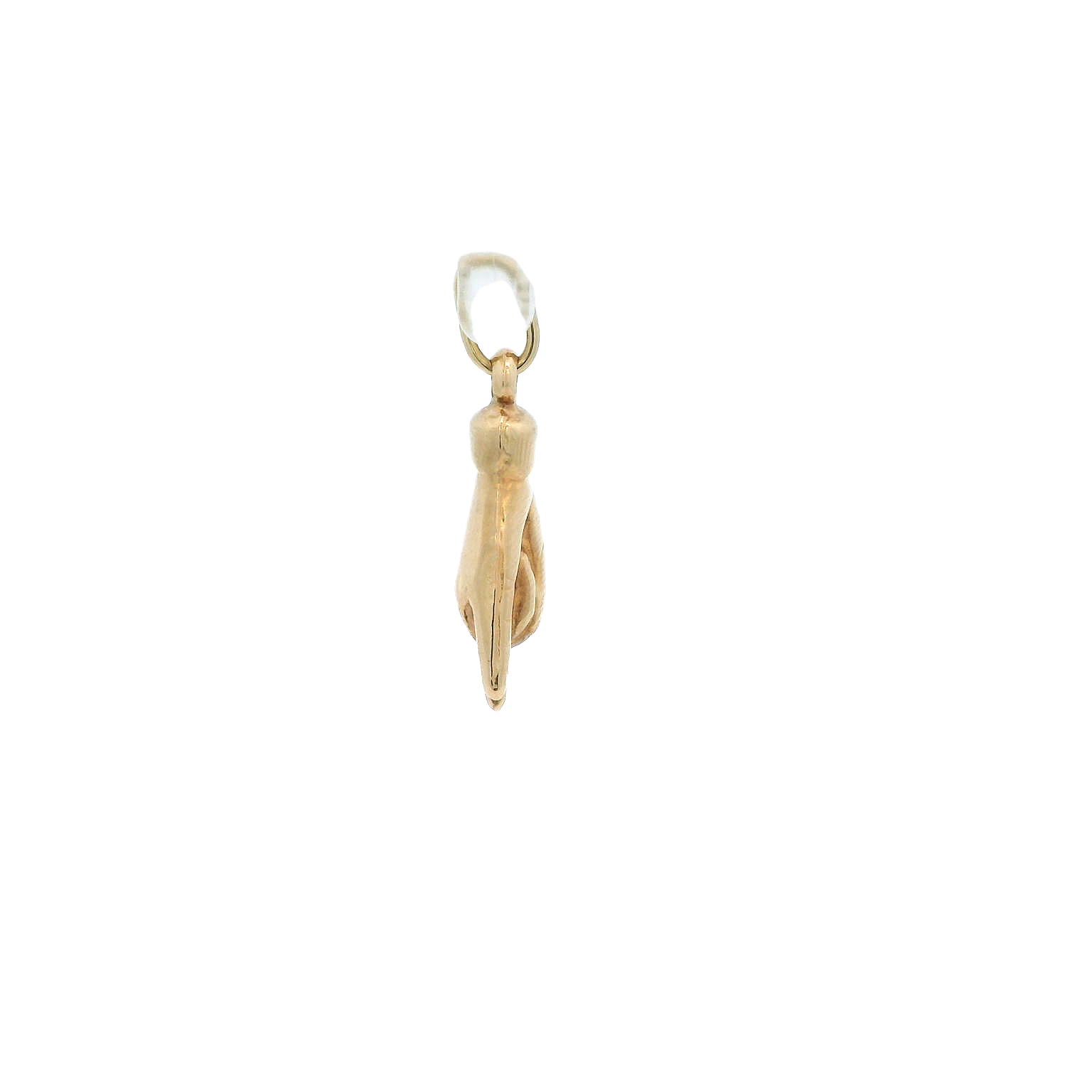 14K Yellow Gold Vintage 1 Hand Charm