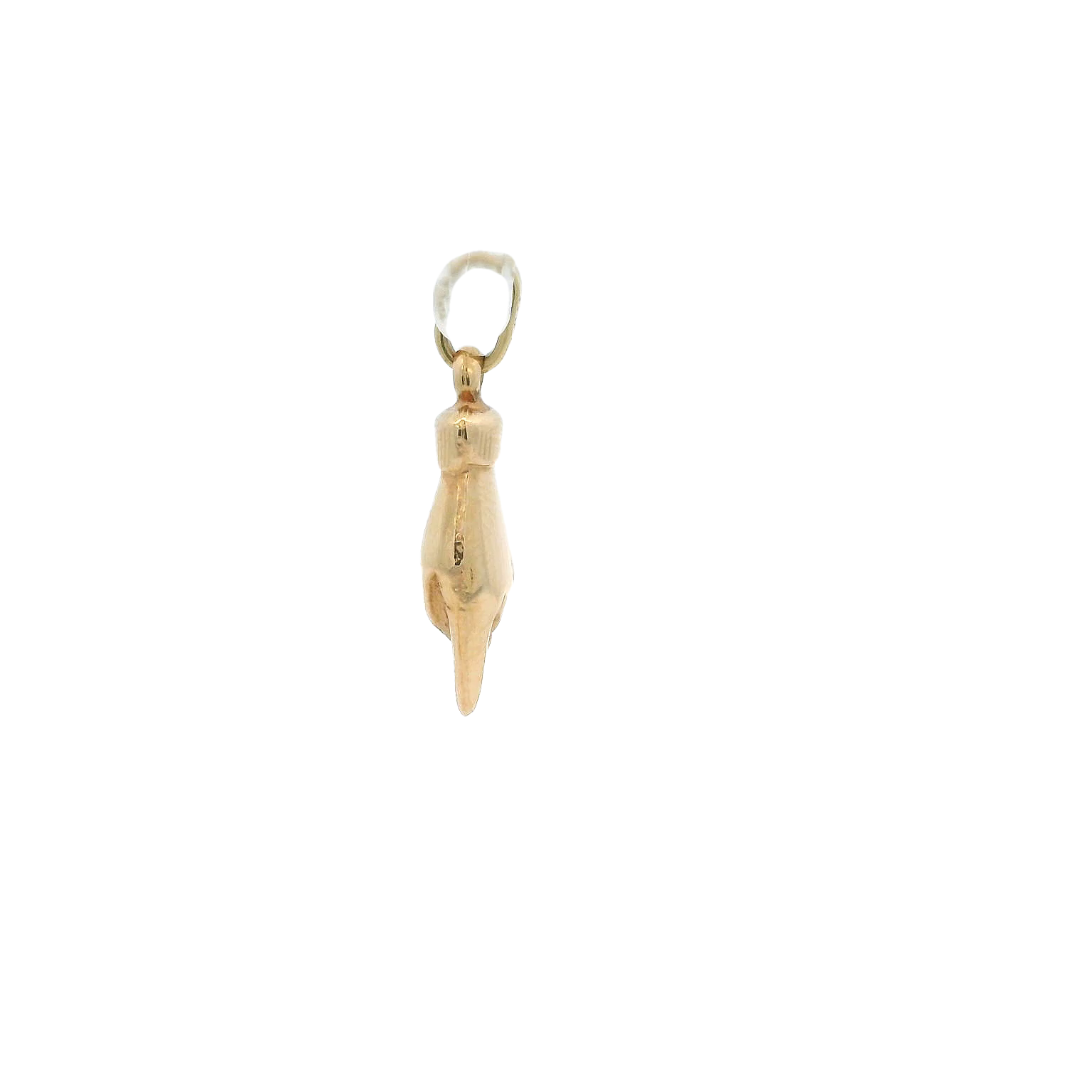 14K Yellow Gold Vintage 1 Hand Charm