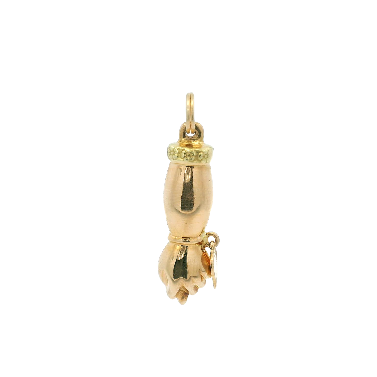 14kyg Vintage Good Luck Hand Charm