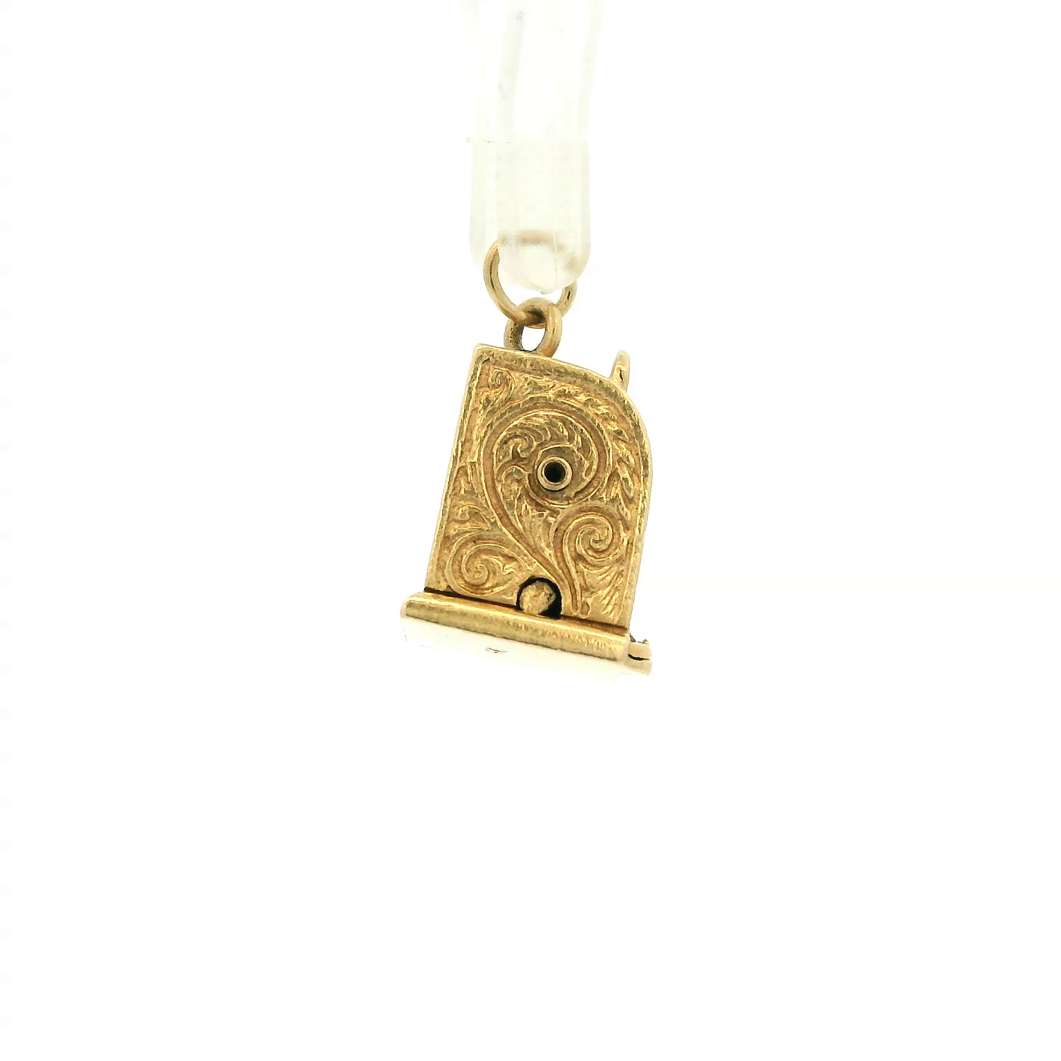 14K Vintage Slot Machine Charm