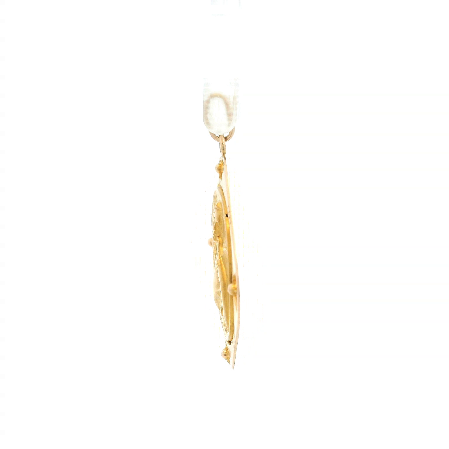18kyg Vintage Art Nouvea Pendant