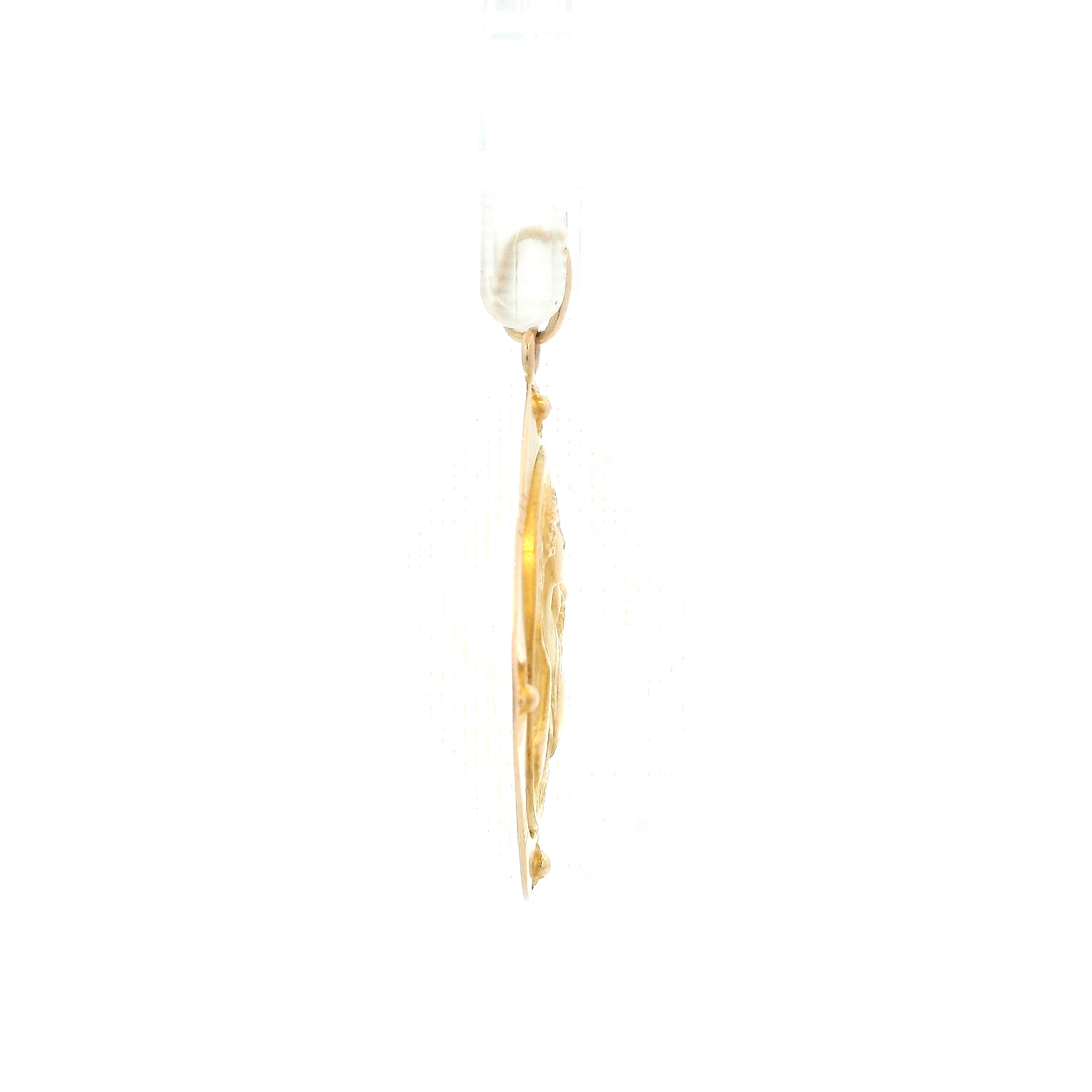 18kyg Vintage Art Nouvea Pendant