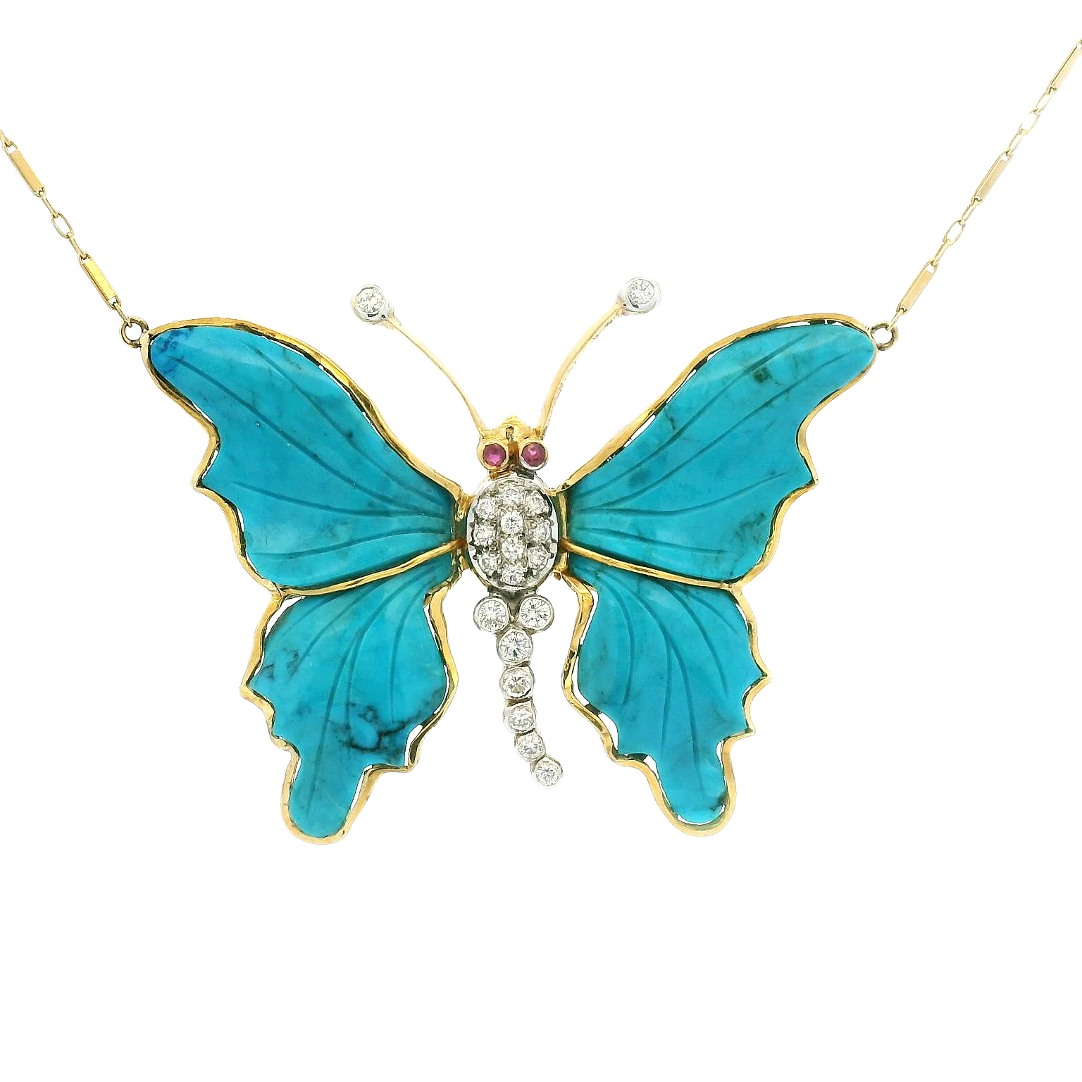 Vintage Butterfly Necklace