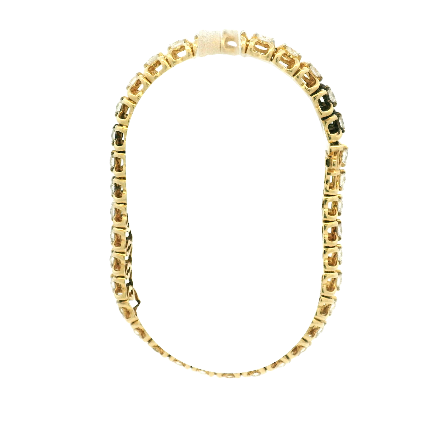 Vintage 14k Diamond Tennis Bracelet