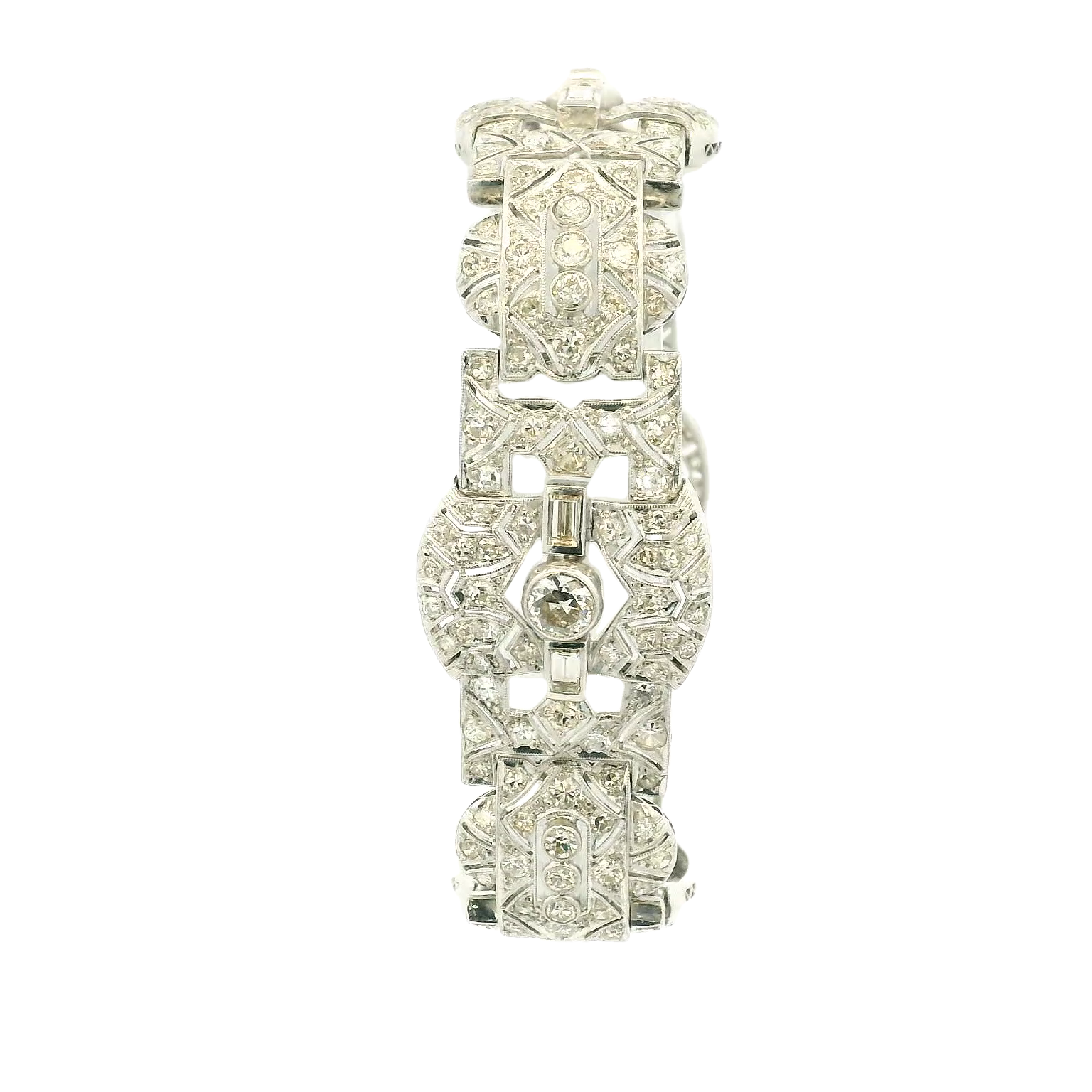 Vintage Plat Diamond Bracelet