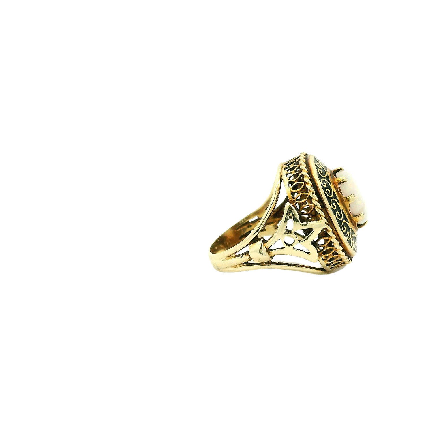 Vintage 14k Opal Ring