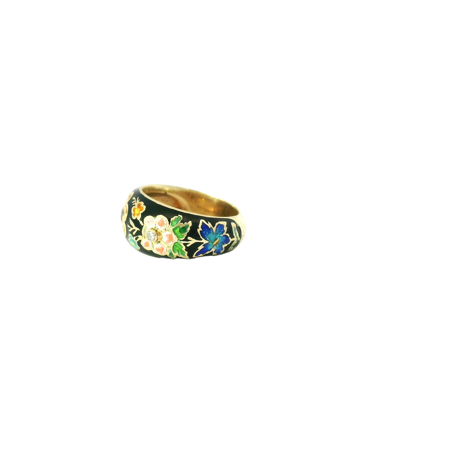 Vintage Floral Diamond Ring