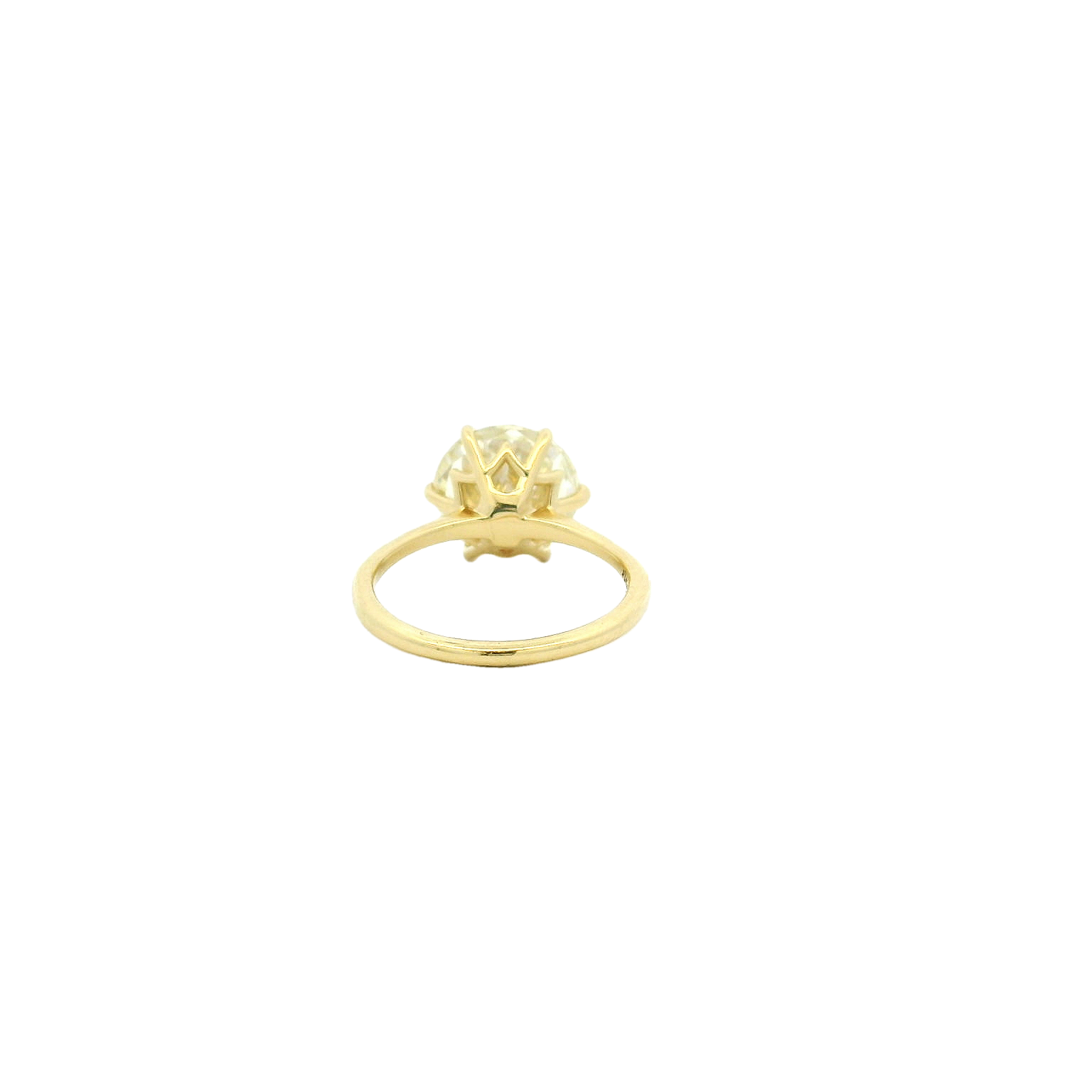 Vintage 18KYG Solitaire Engagement Ring