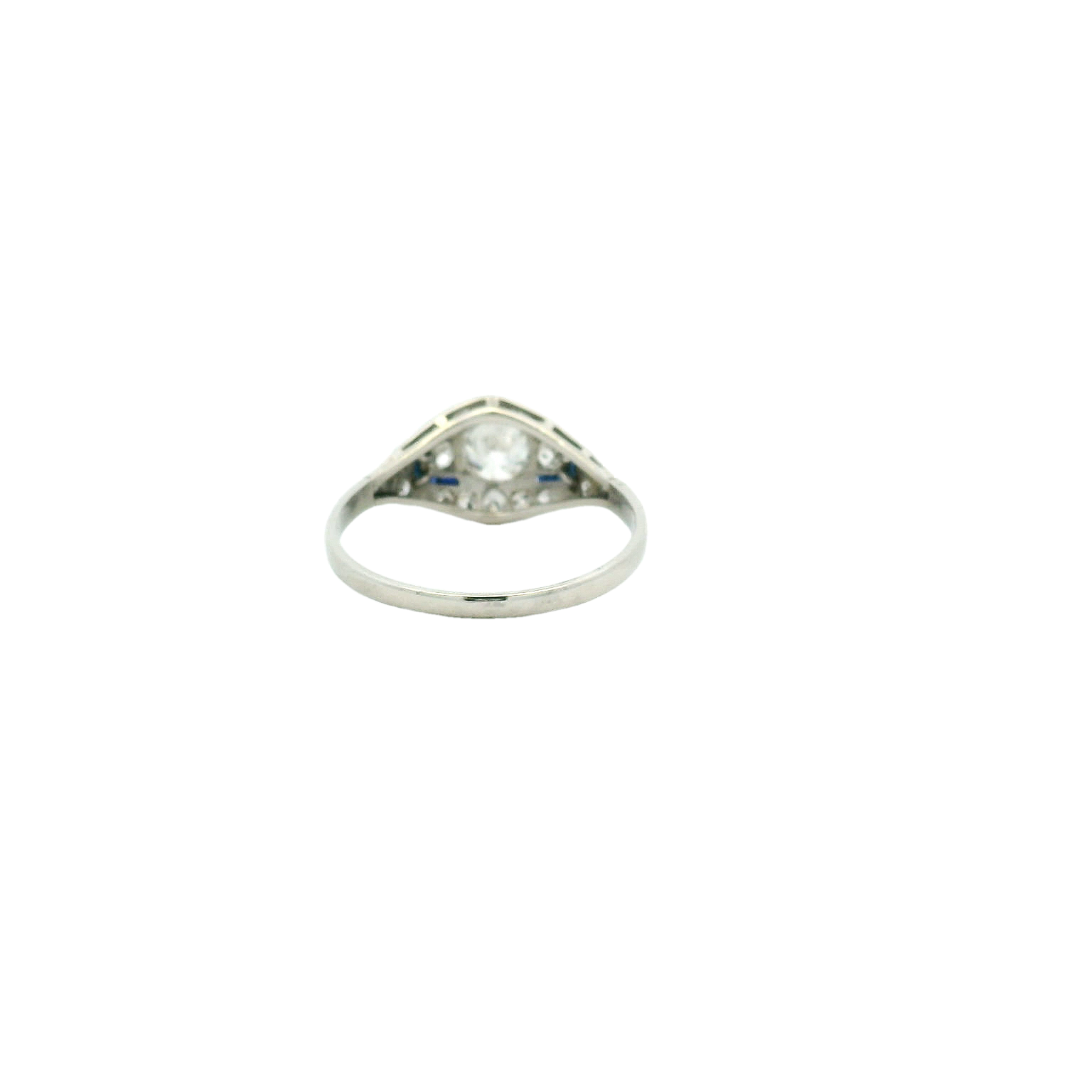 Vintage Platinum Engagement Ring