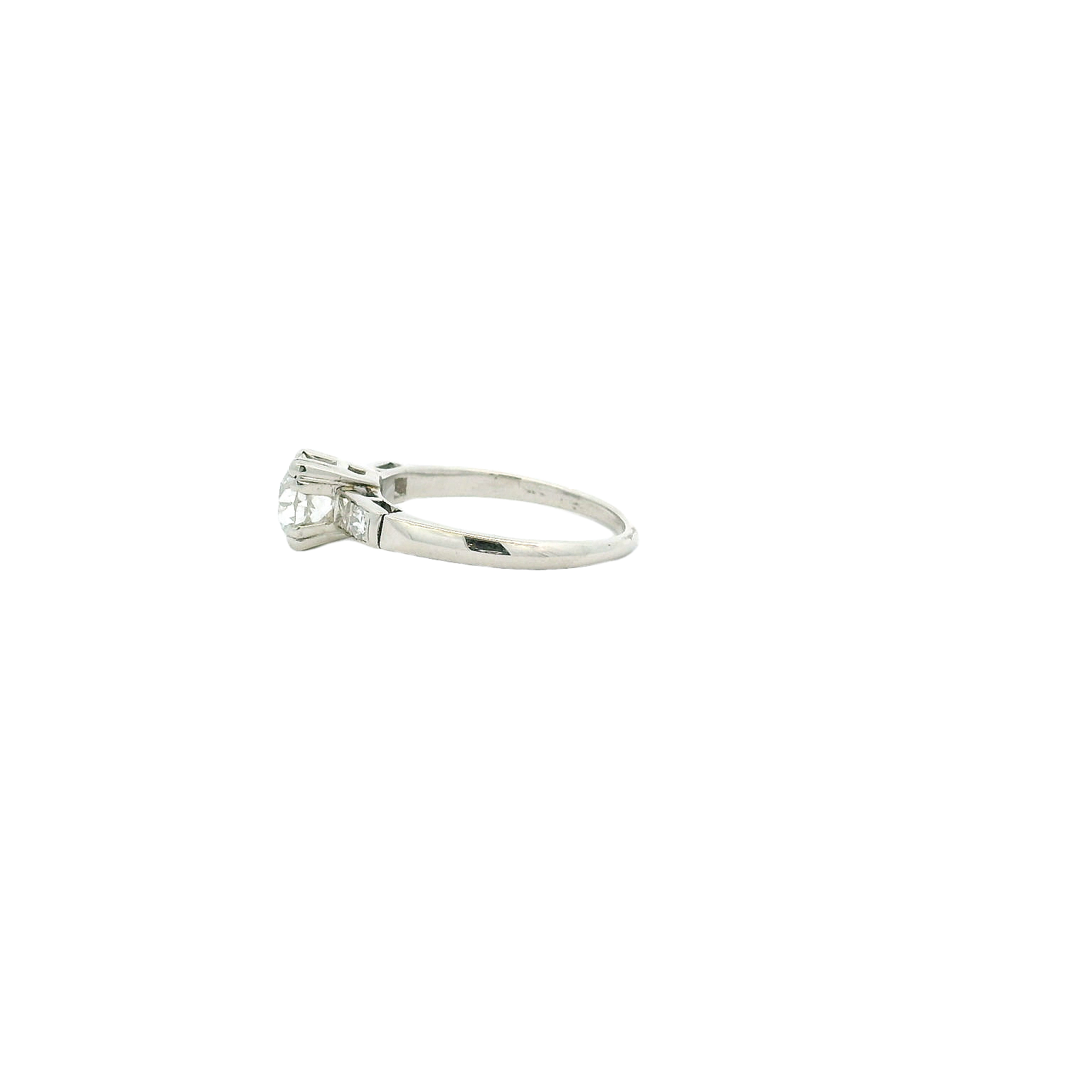 Vintage Platinum Engagement Ring