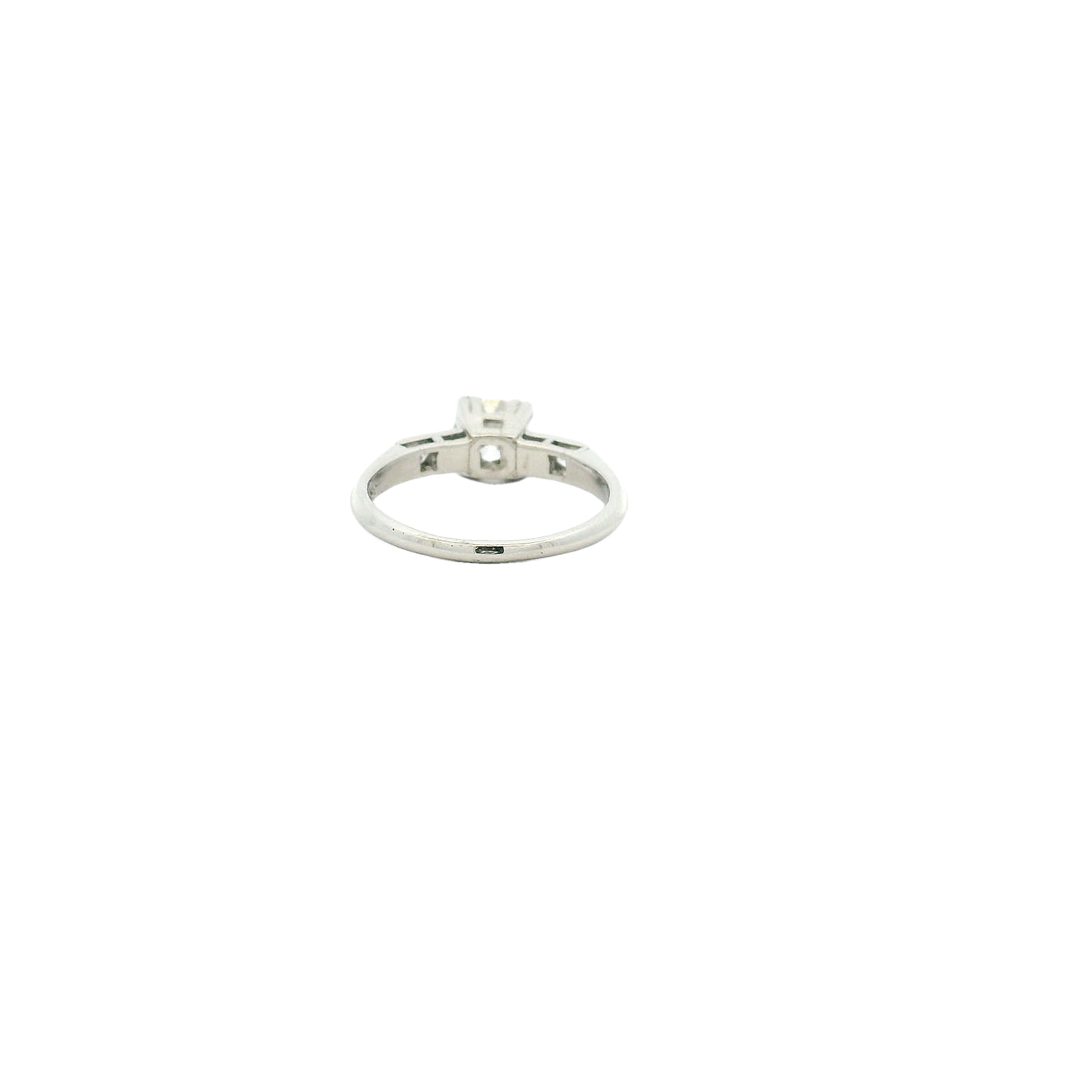 Vintage Platinum Engagement Ring