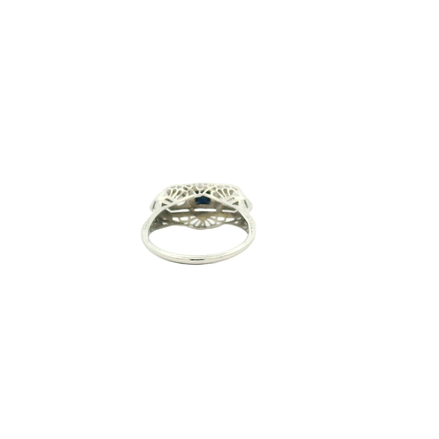 Vintage 18KWG Fashion Ring
