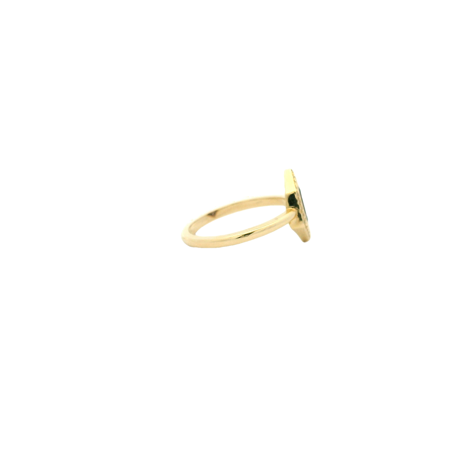 Vintage 14KYG Pink Sapphire Fashion Ring