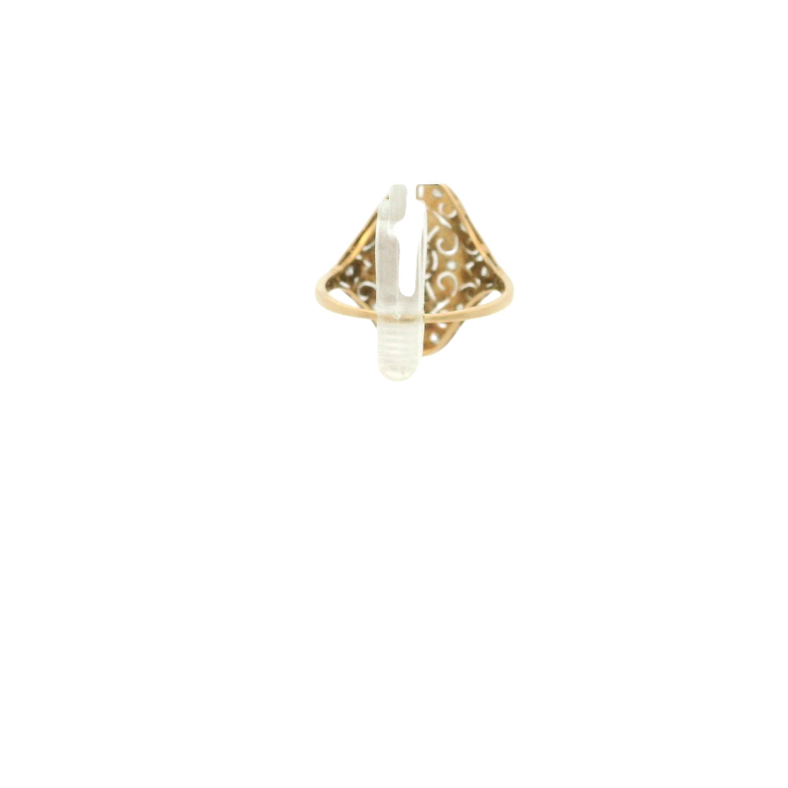 Vintage 18KYG and Platinum Fashion Ring