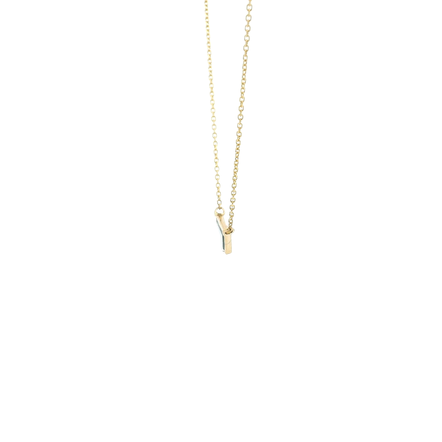 14KYG Fantasy Cut Sapphire Necklace