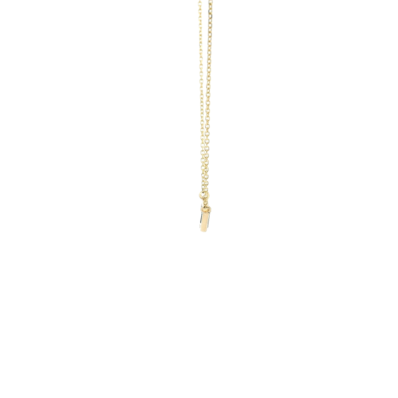 14KYG Fantasy Cut Sapphire Necklace