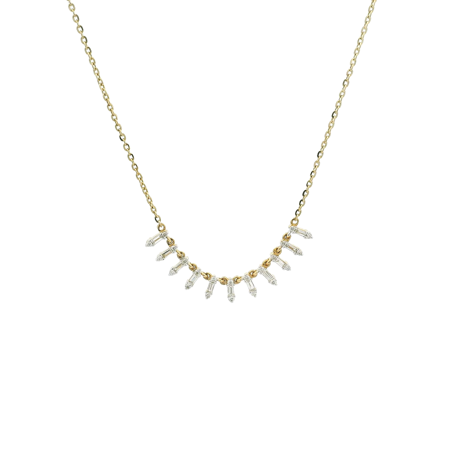 18KYG Diamond Necklace