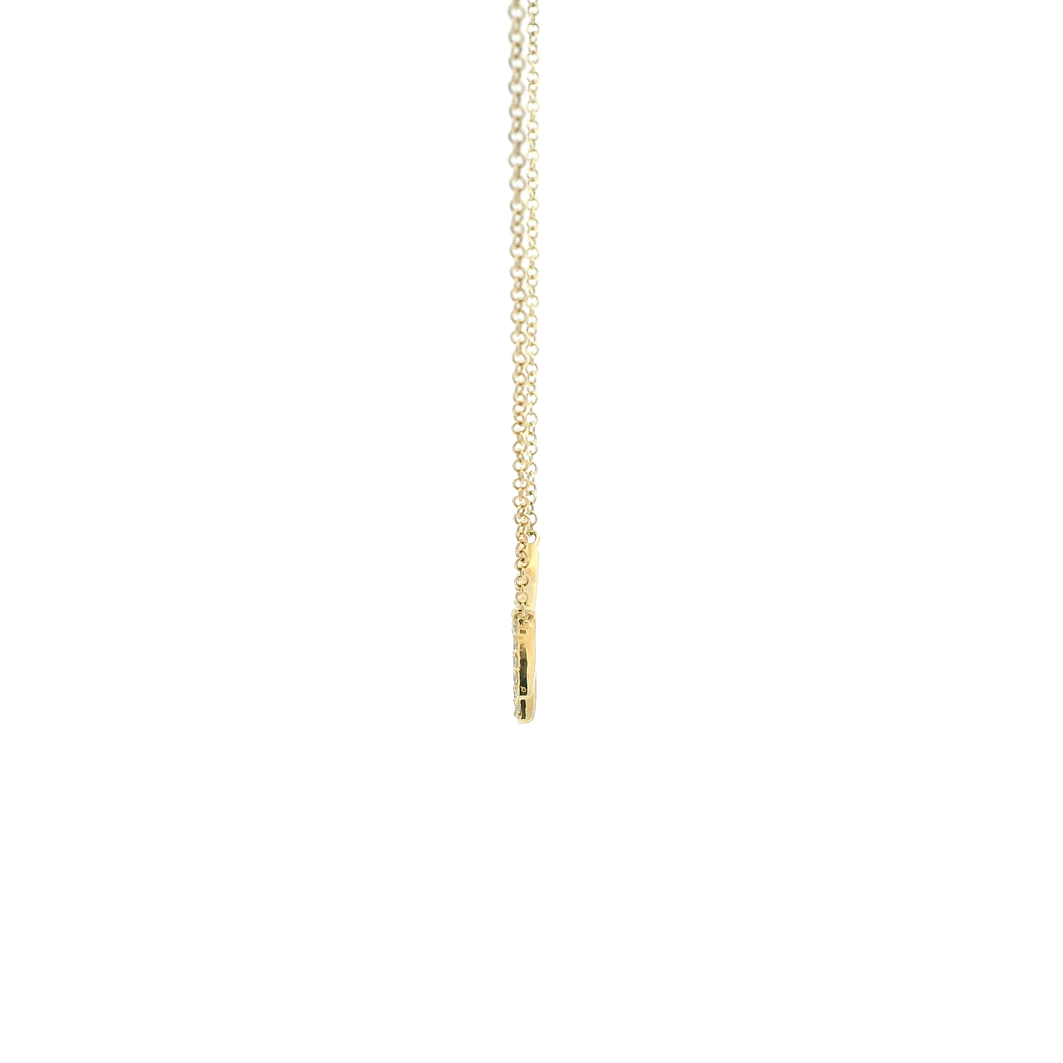 14KYG Diamond Spike Necklace