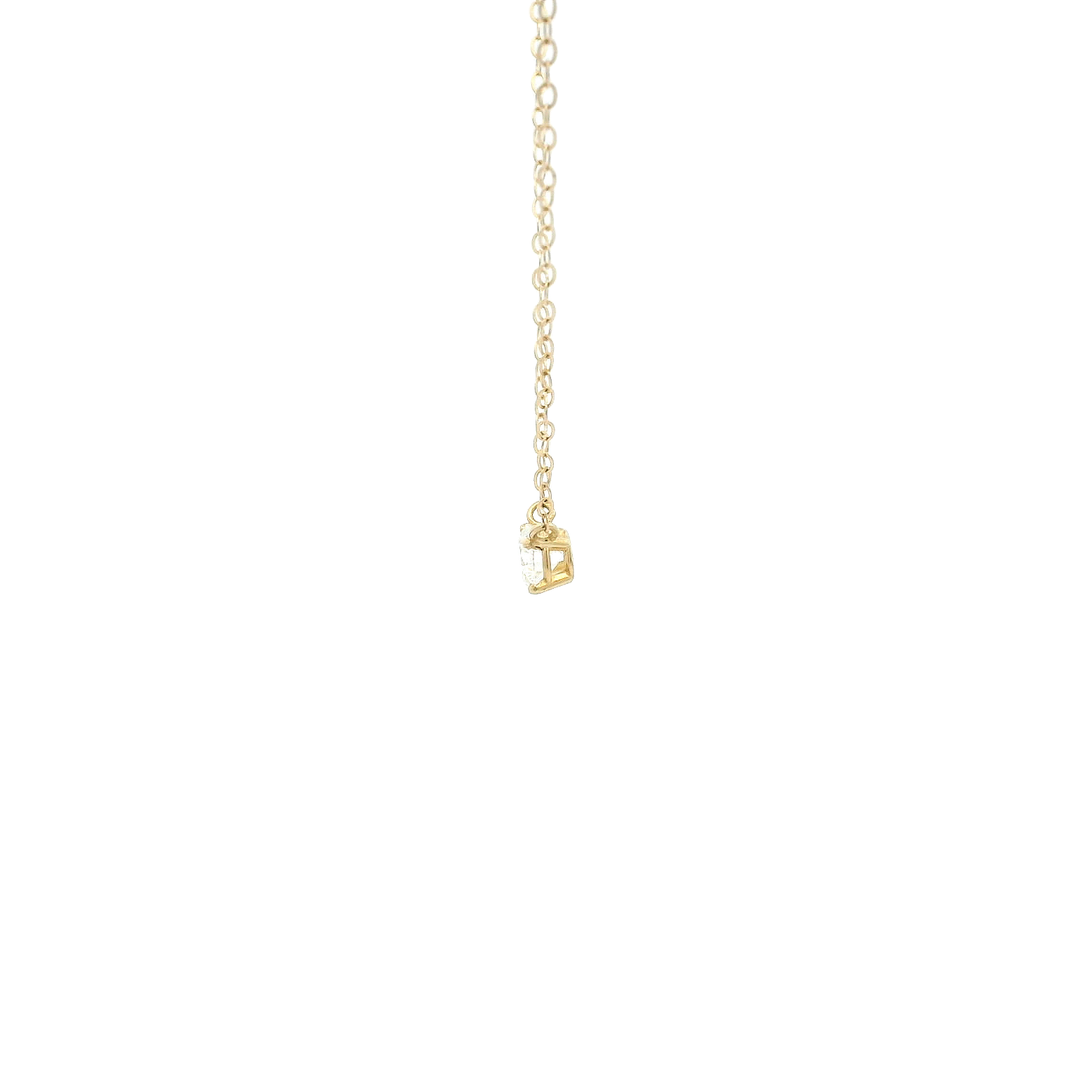 14KYG Diamond Solitaire Necklace