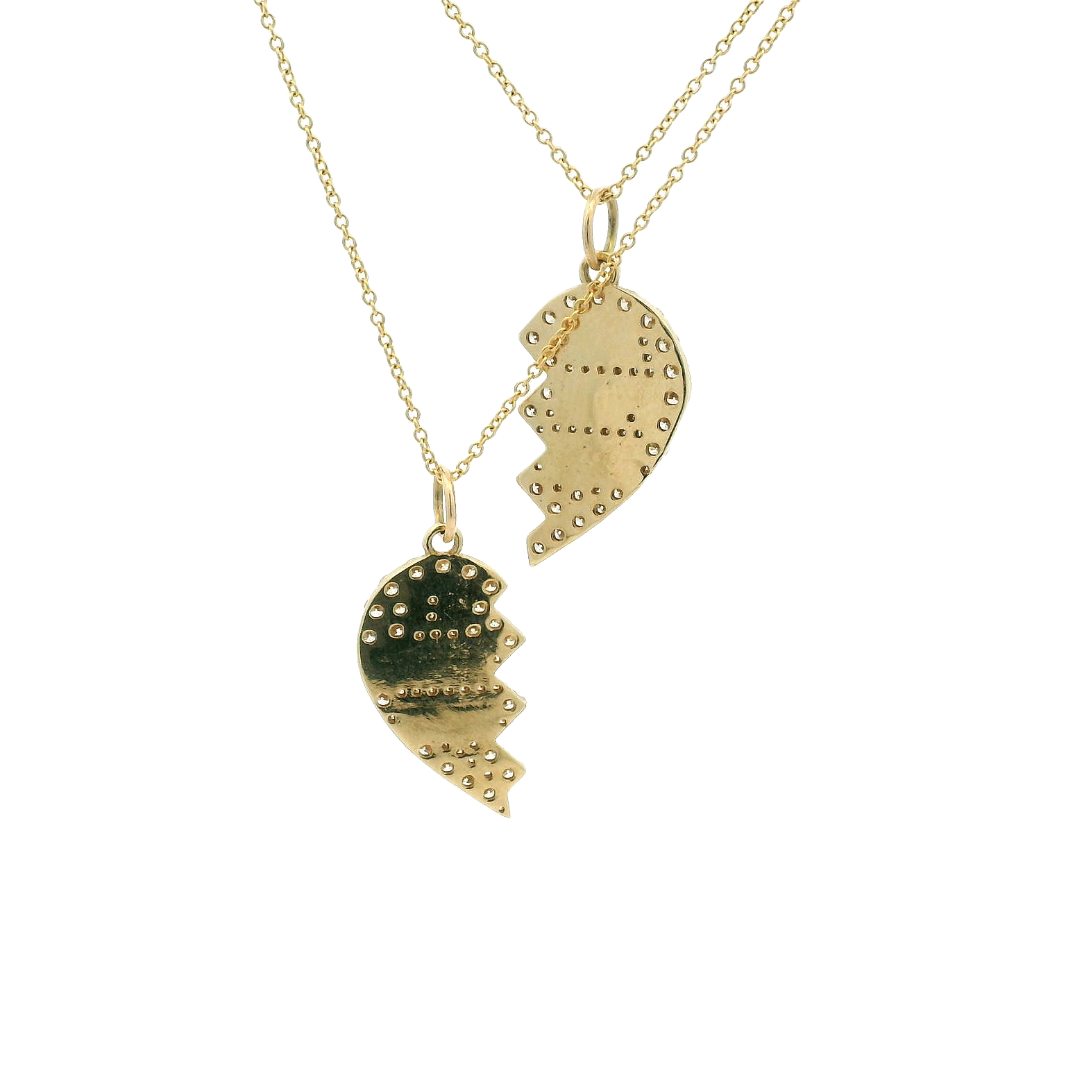 14KYG Diamond BFF Necklaces