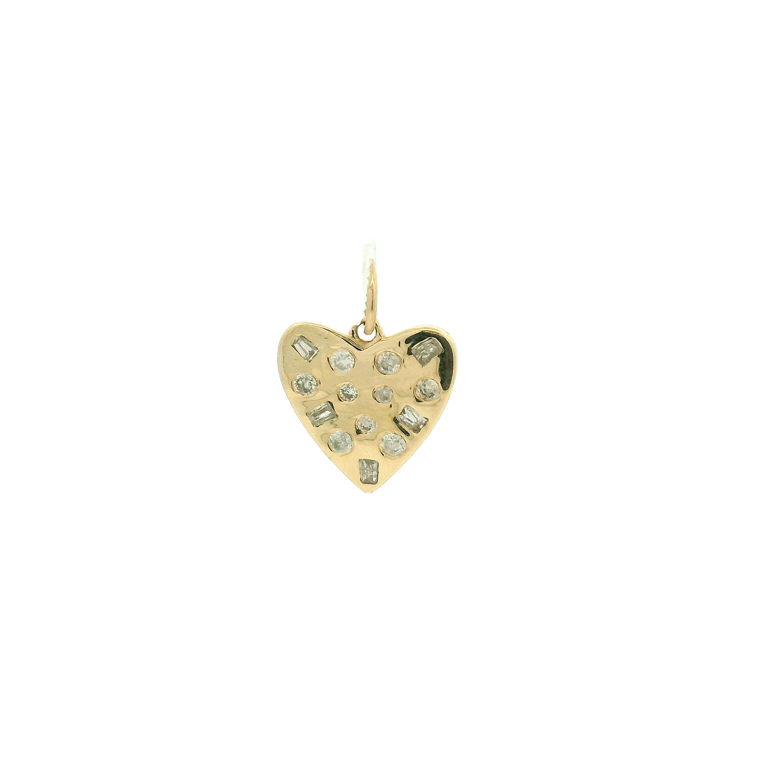 14KYG Diamond Heart Pendant