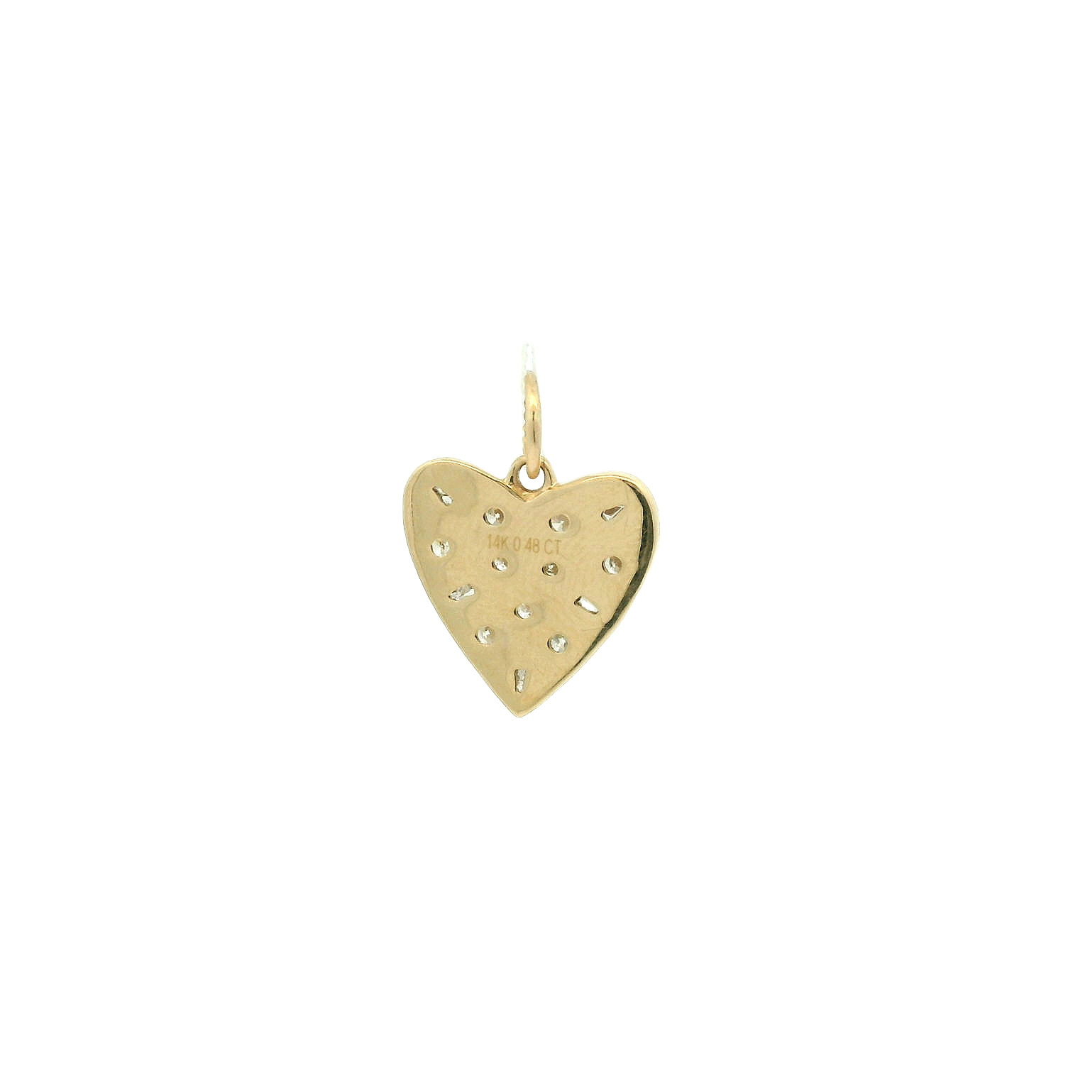 14KYG Diamond Heart Pendant