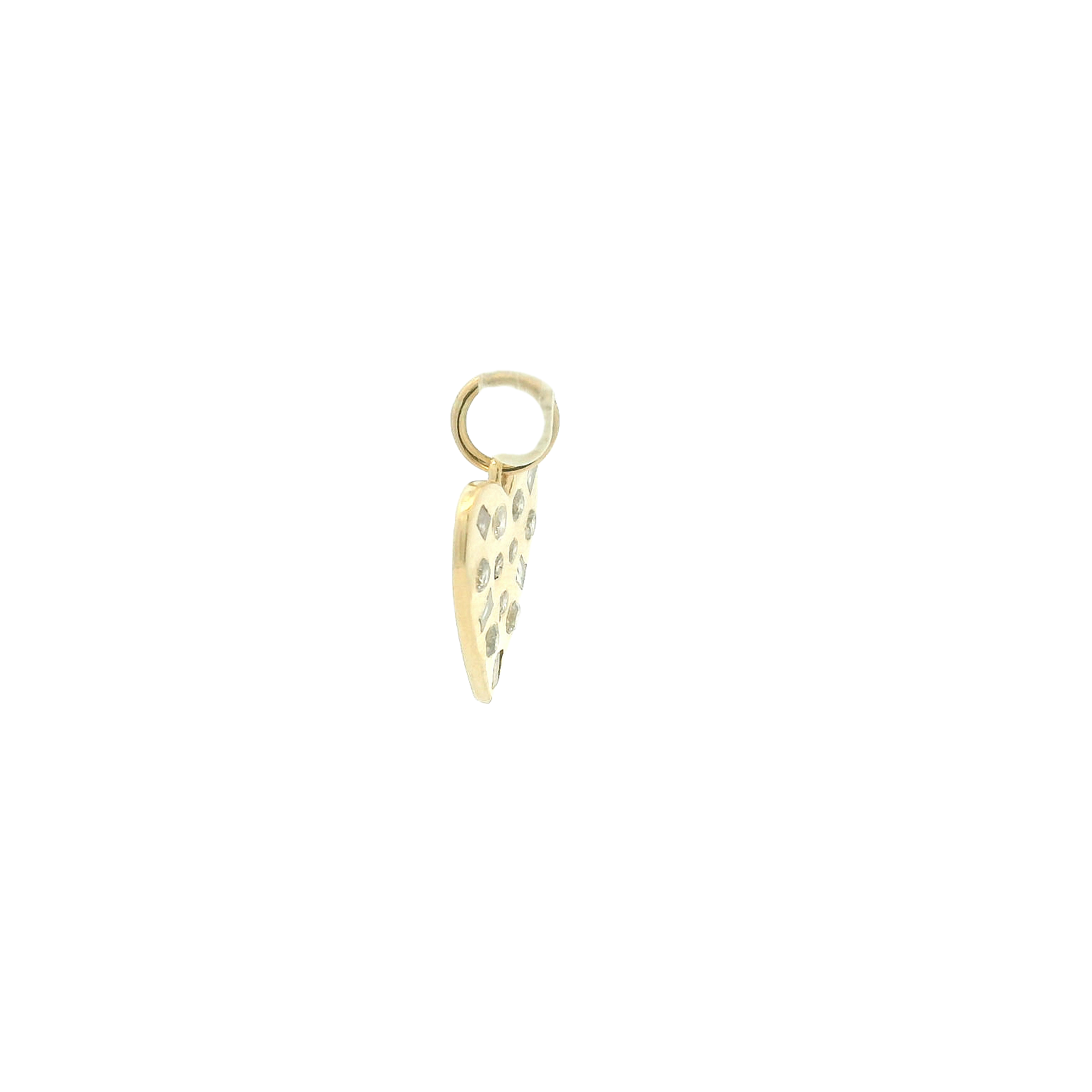 14KYG Diamond Heart Pendant