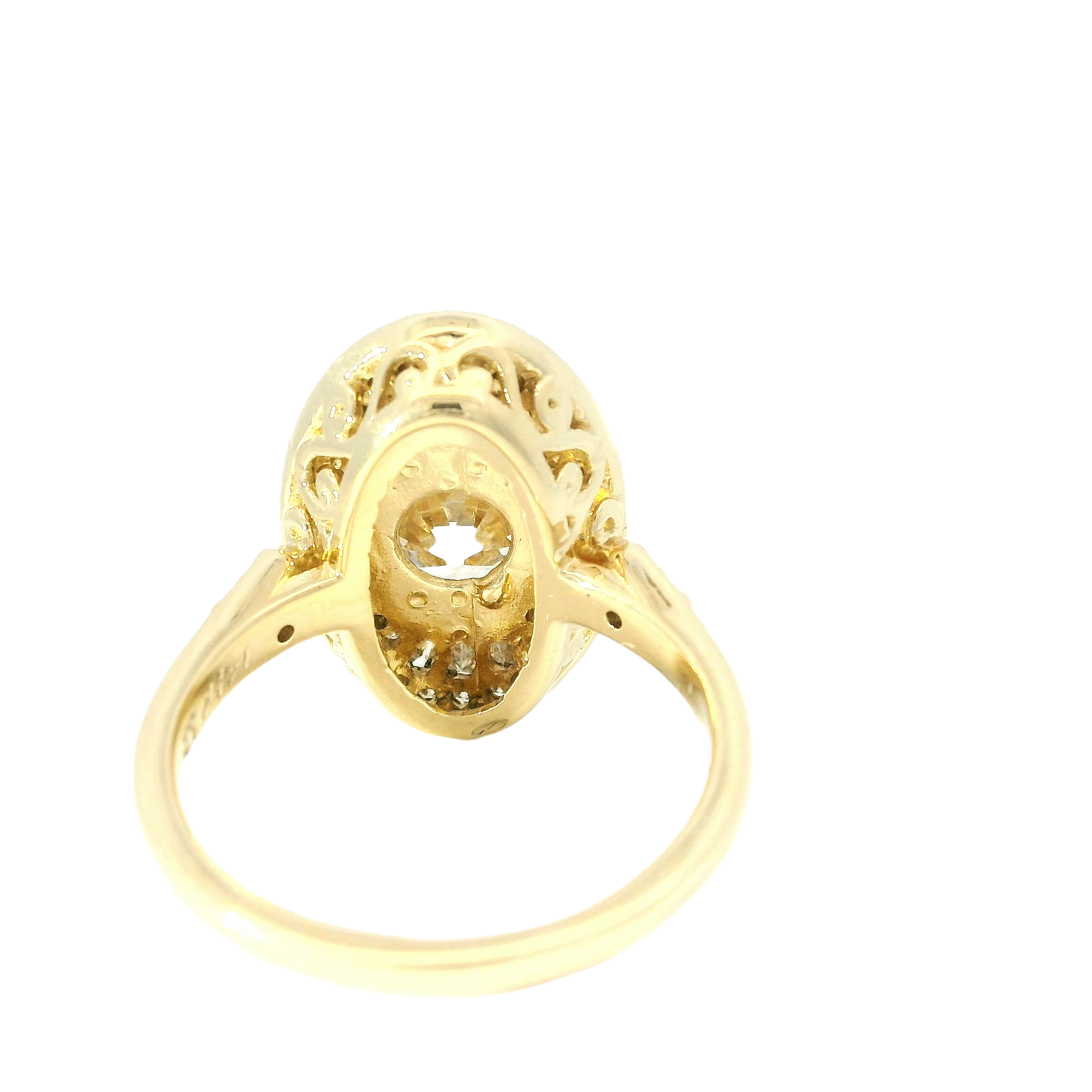 Elegant Diamond Halo Ring