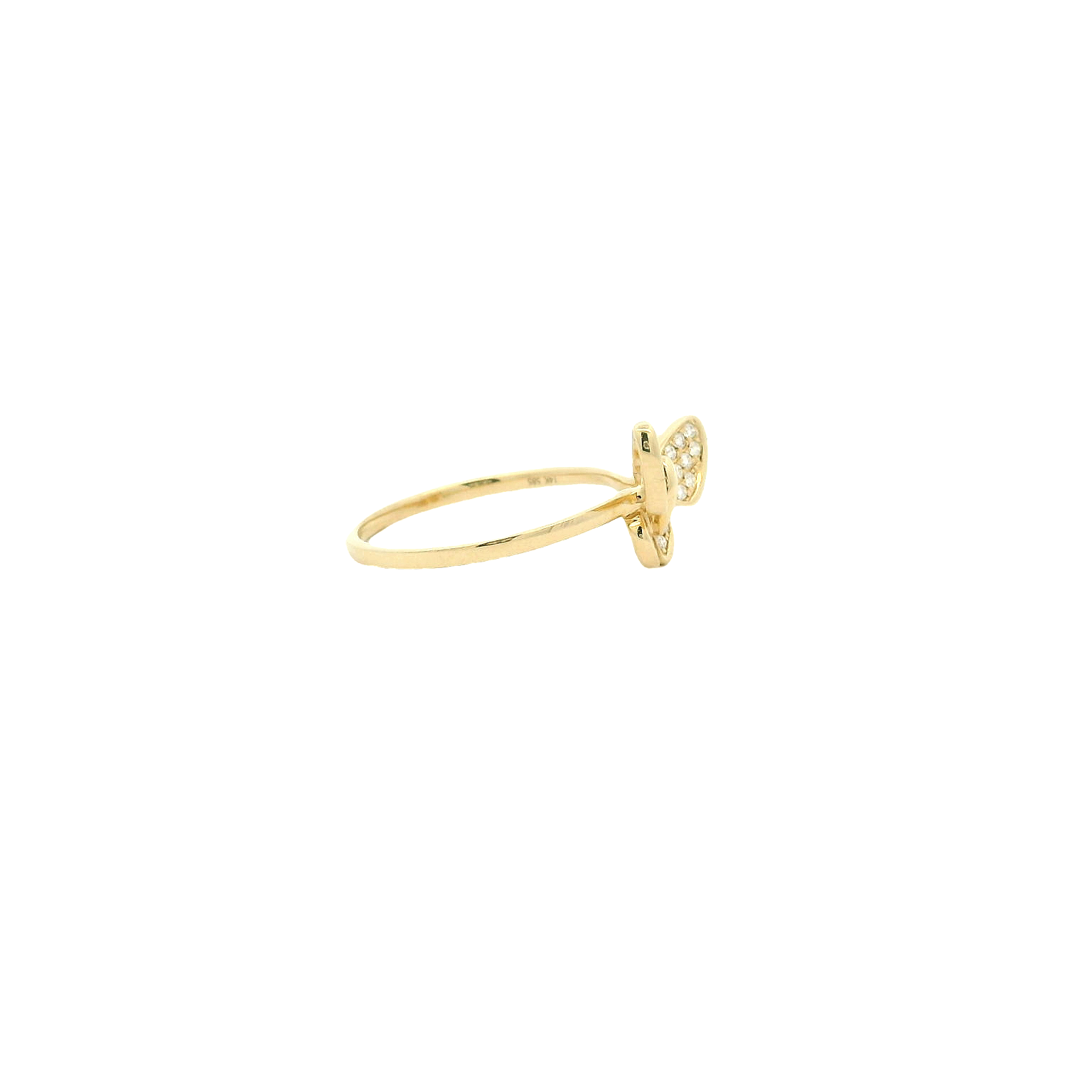 14KYG Butterfly Ring