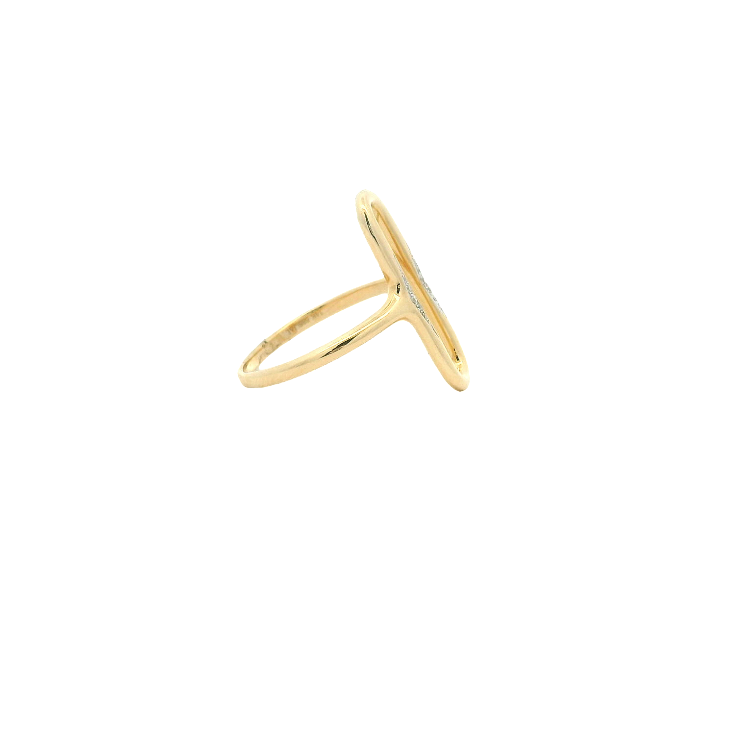 14KYG Geometric Fashion Ring