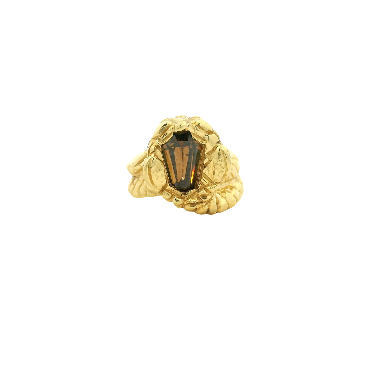 18KYG Snake Fashion Ring