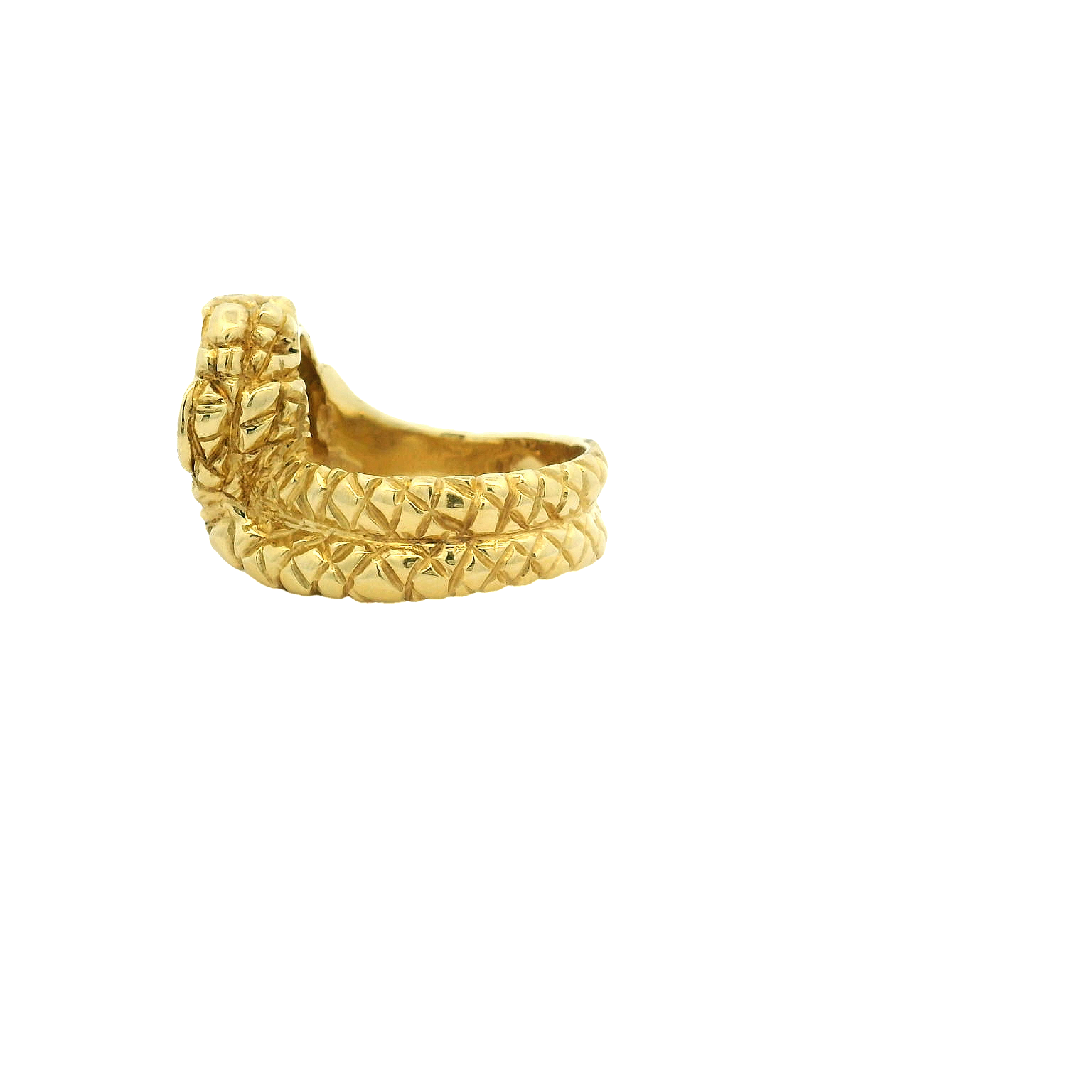 18KYG Snake Fashion Ring