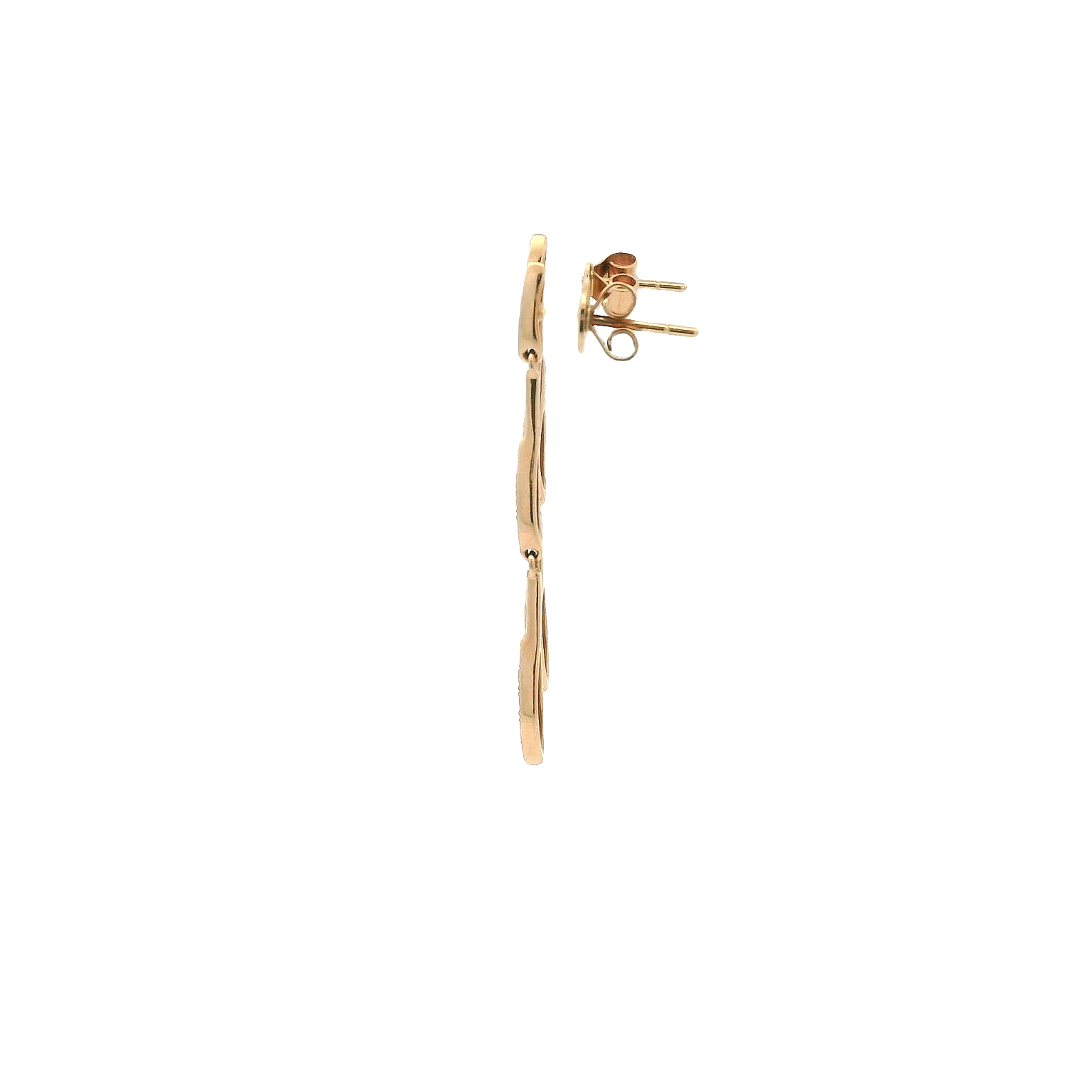 14KRG Drop Earrings