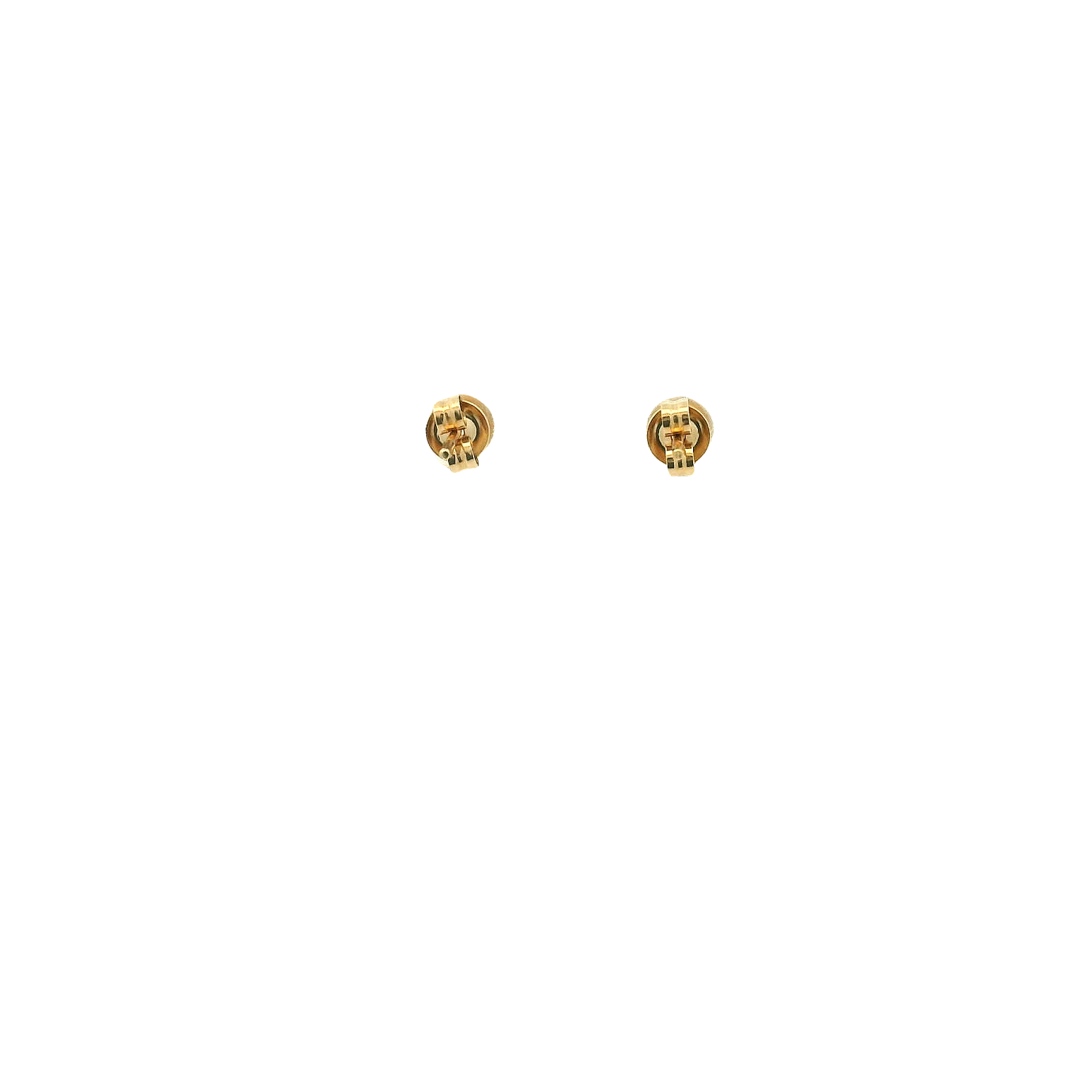 14KYG Star Button Earrings