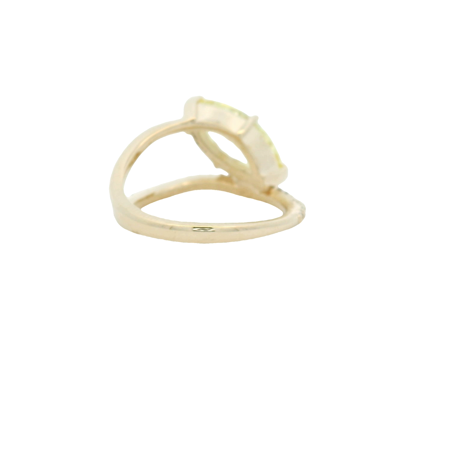 Elegant Yellow Diamond Ring
