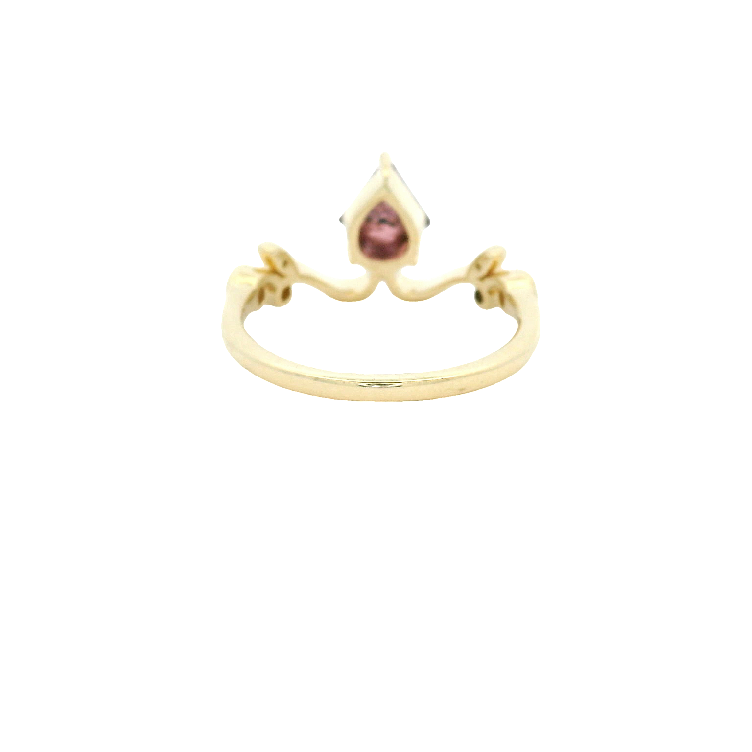 Elegant Yellow Diamond Ring