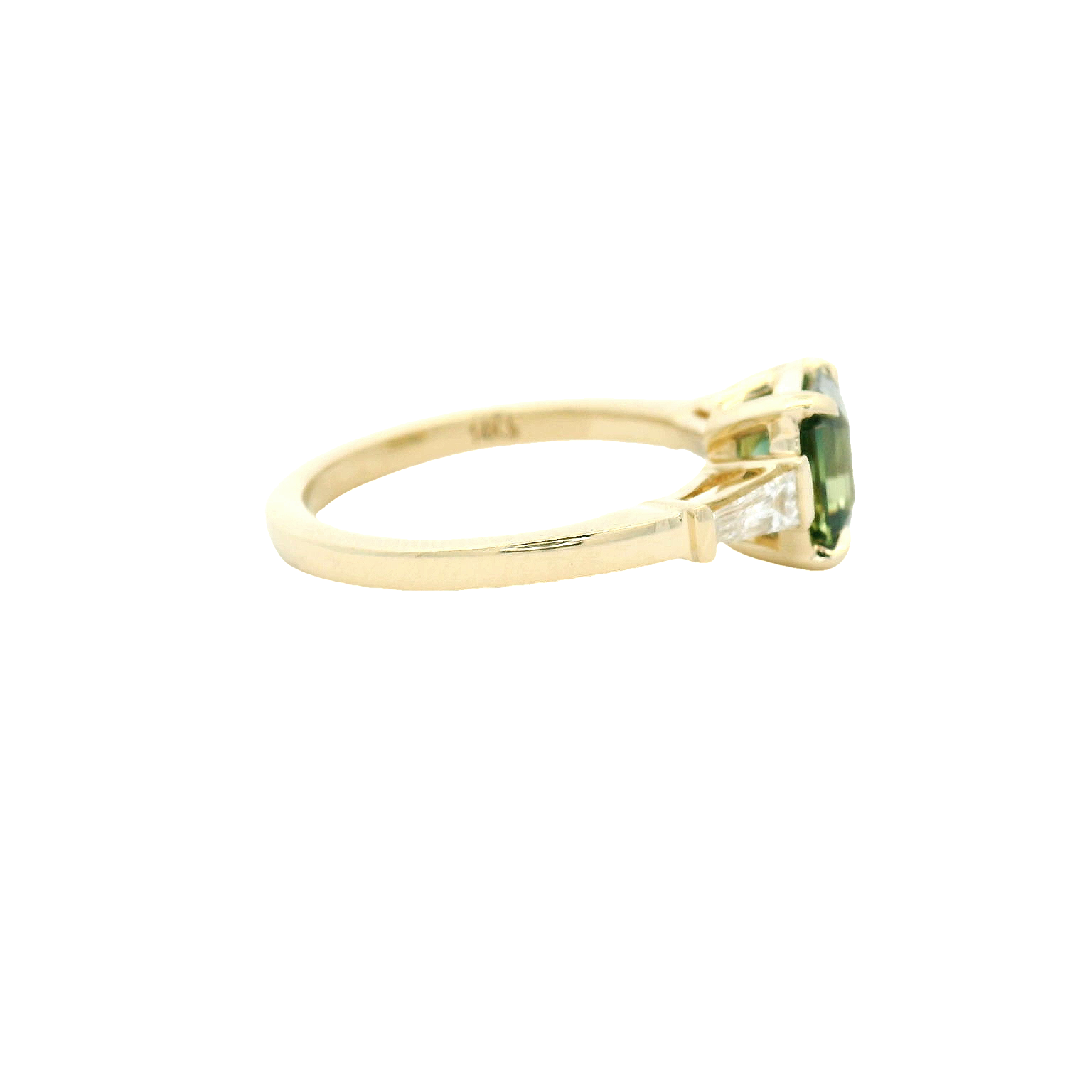 Elegant Green Gemstone Ring