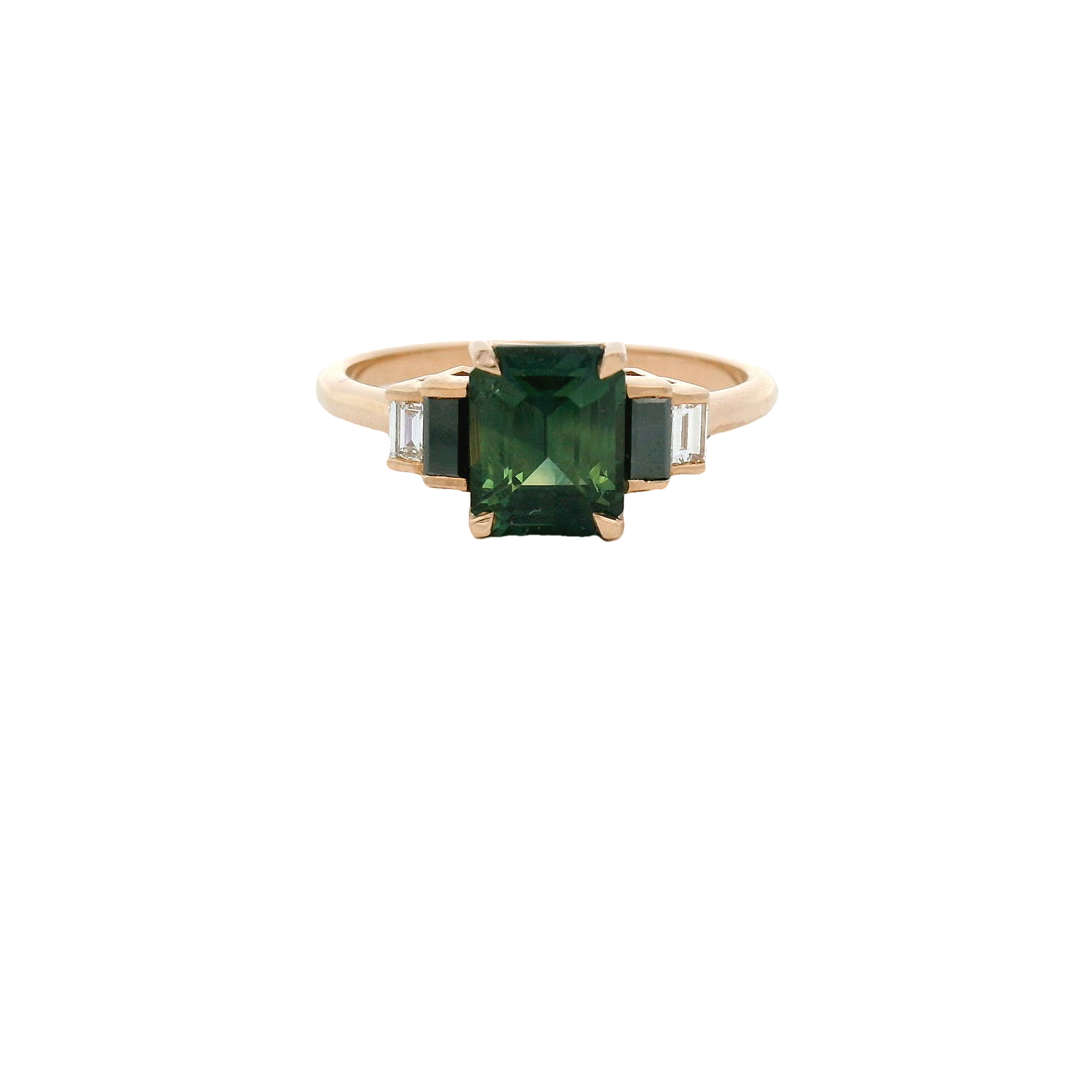 Elegant Green Gemstone Ring