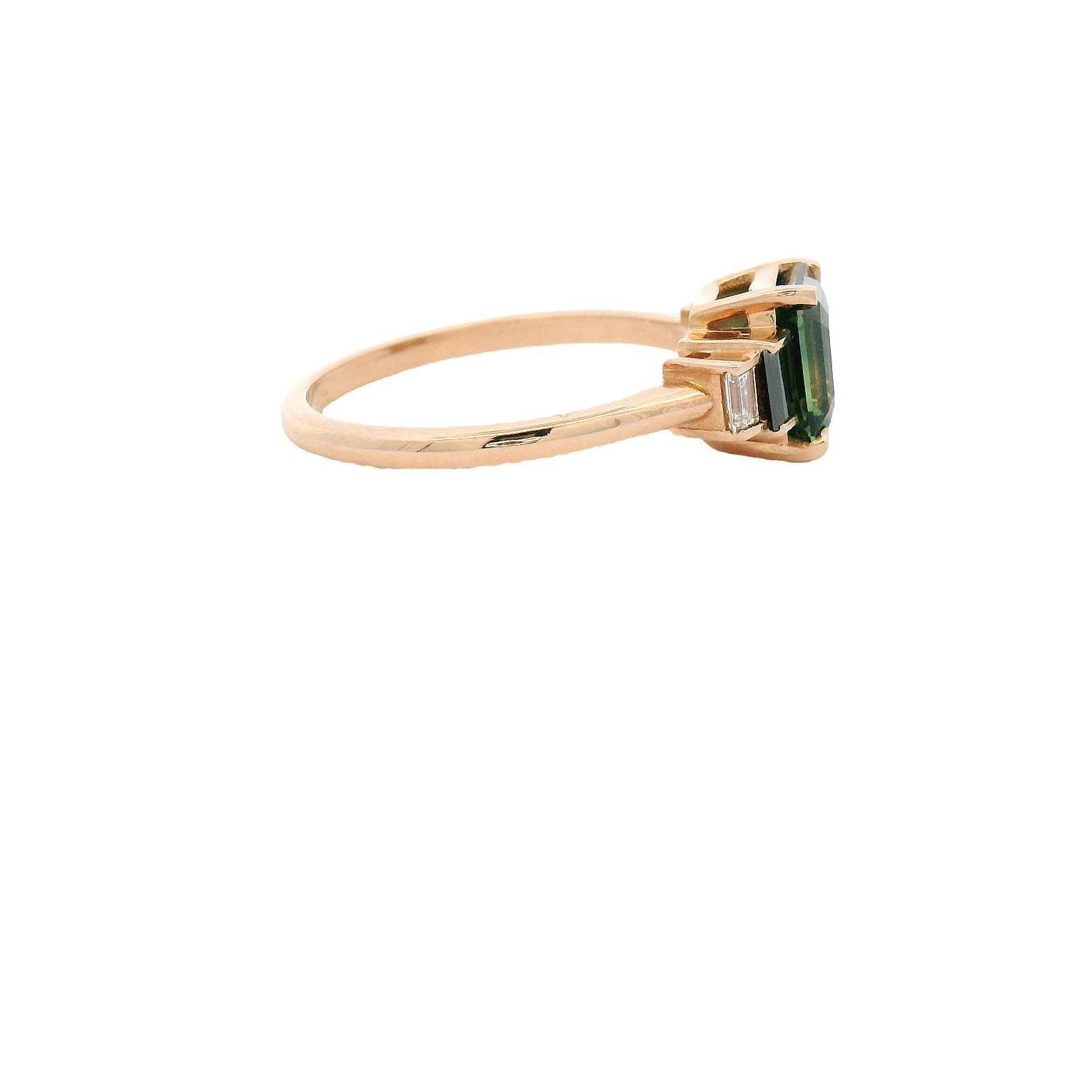 Elegant Green Gemstone Ring