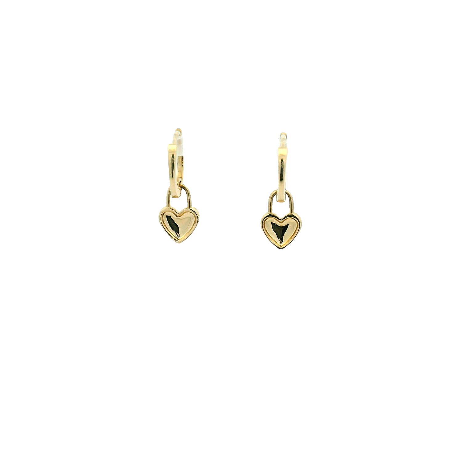 14KYG Dangle Hoop Earrings