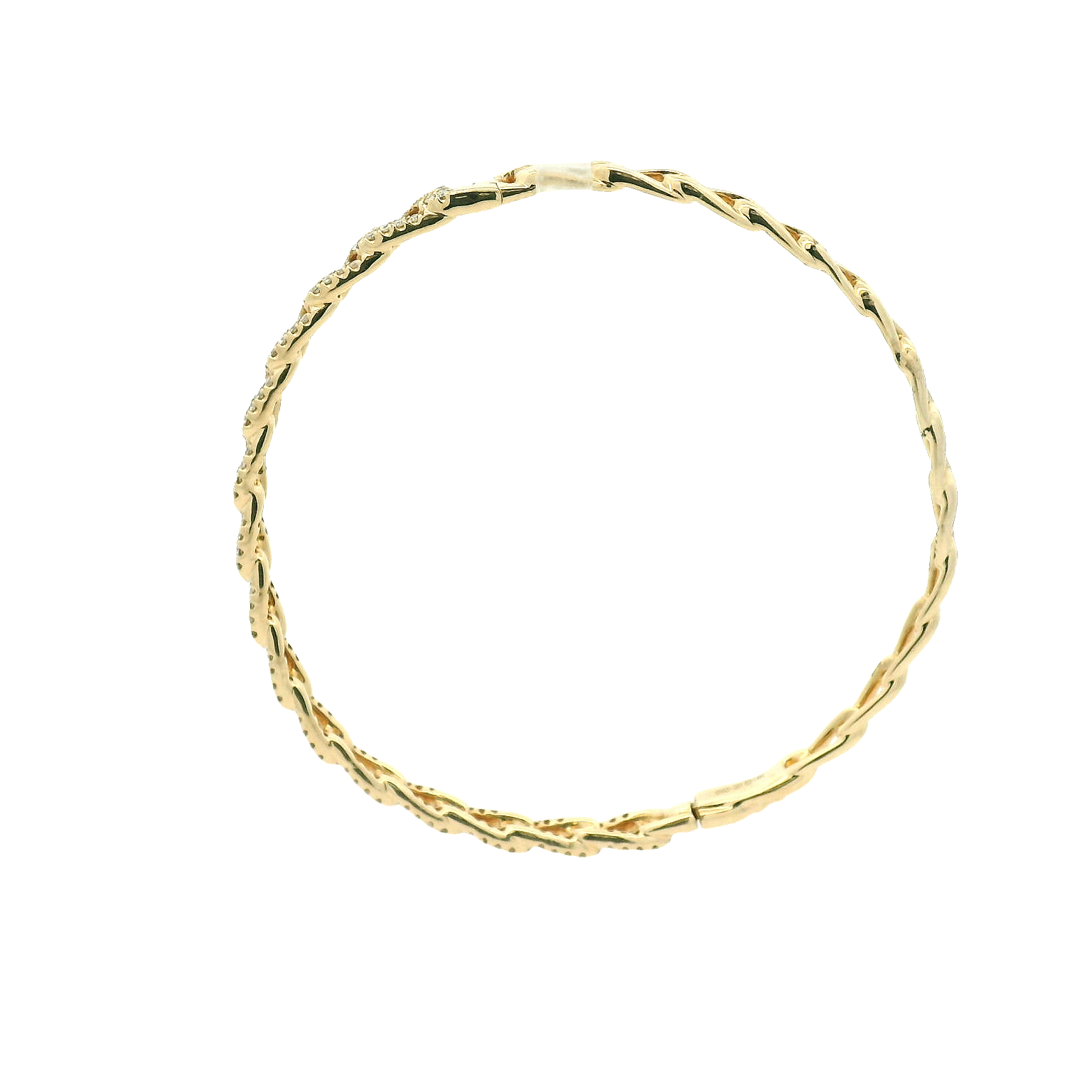 14KYG Diamond Bangle Bracelet